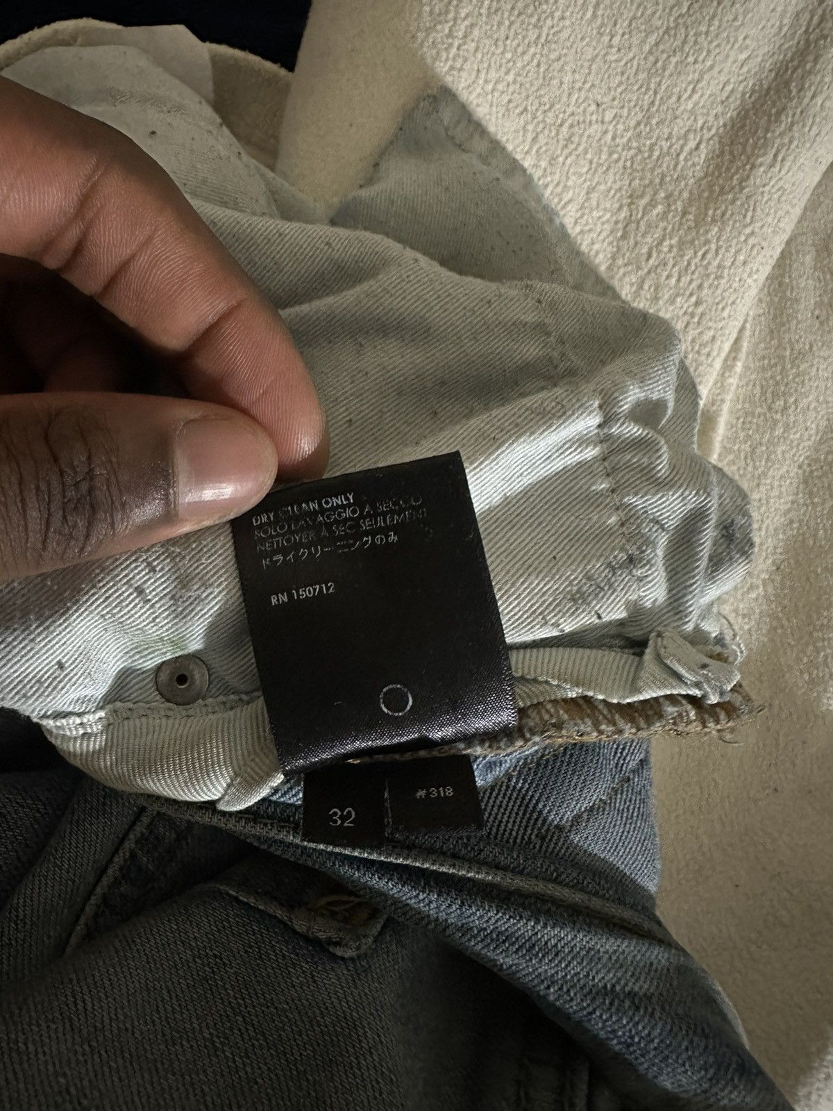 Amiri Amiri Blue Thrasher Jeans Size US 32 / EU 48 - 4 Thumbnail