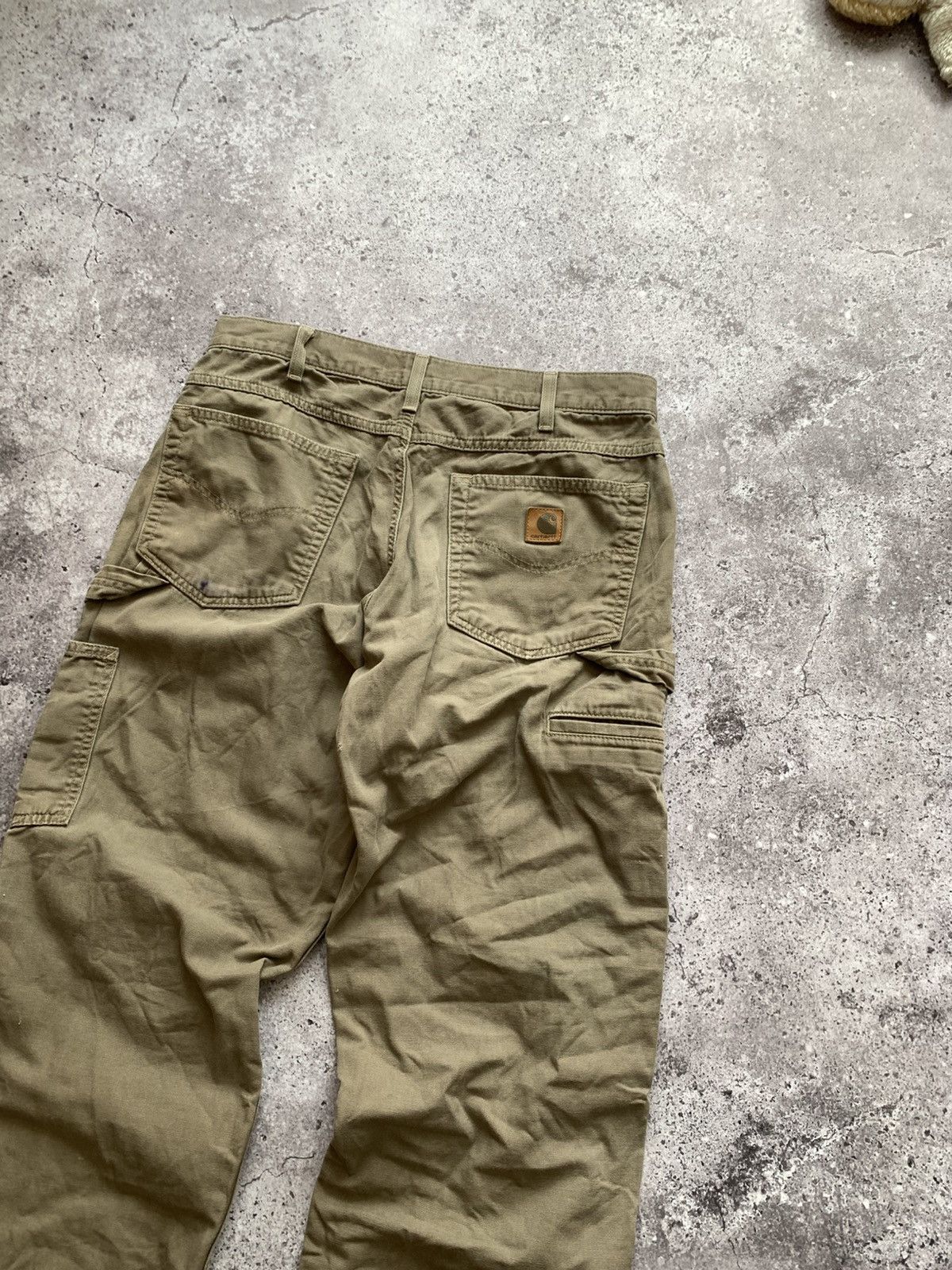 Carhartt 🔥Vintage Carhartt Distressed Work Carpenter Pants Size US 30 / EU 46 - 3 Thumbnail