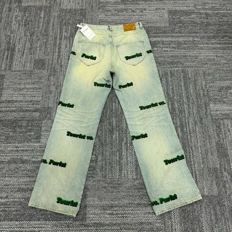 Louis Vuitton Louis Vuitton Old flocked jeans 2505-Nextarrow Size US 33 - 2 Thumbnail