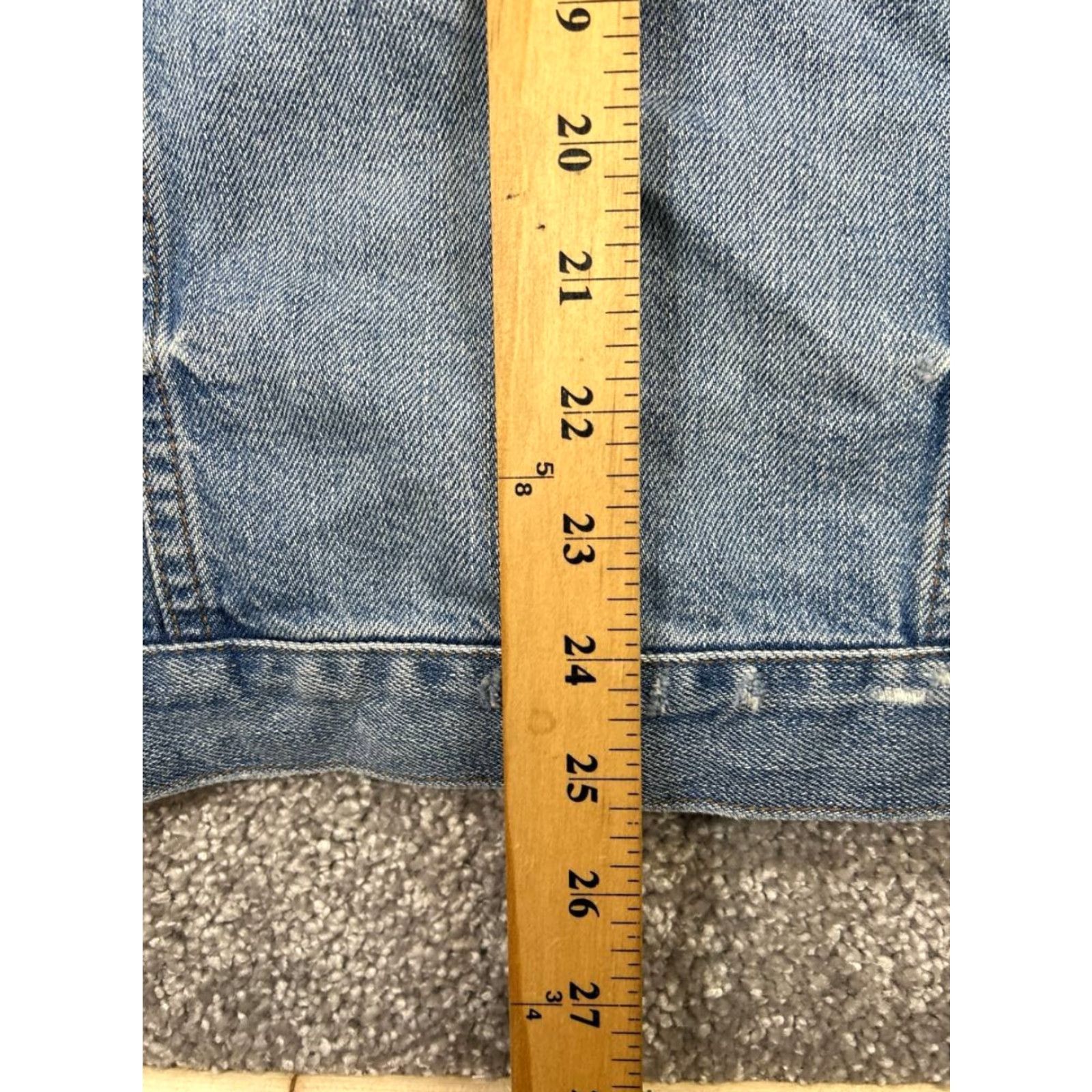 Madewell Madewell Jacket Womens Small Blue Cotton Denim Bomber Size S / US 4 / IT 40 - 8 Thumbnail