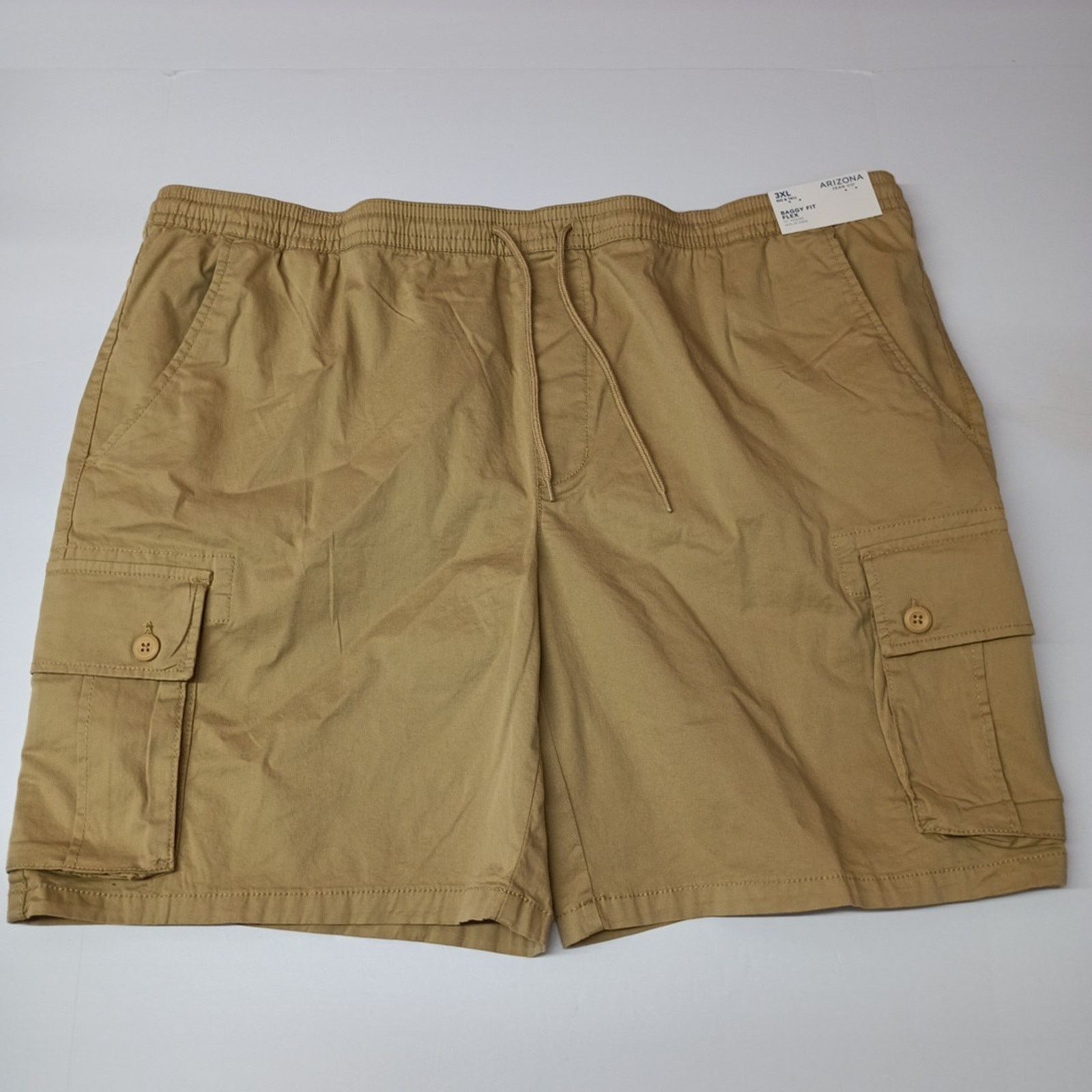 Arizona Jean Co. Arizona Baggy Fit Flex Cargo Shorts Men's Size 3XL Khaki Size US 44 / EU 60 - 1 Thumbnail