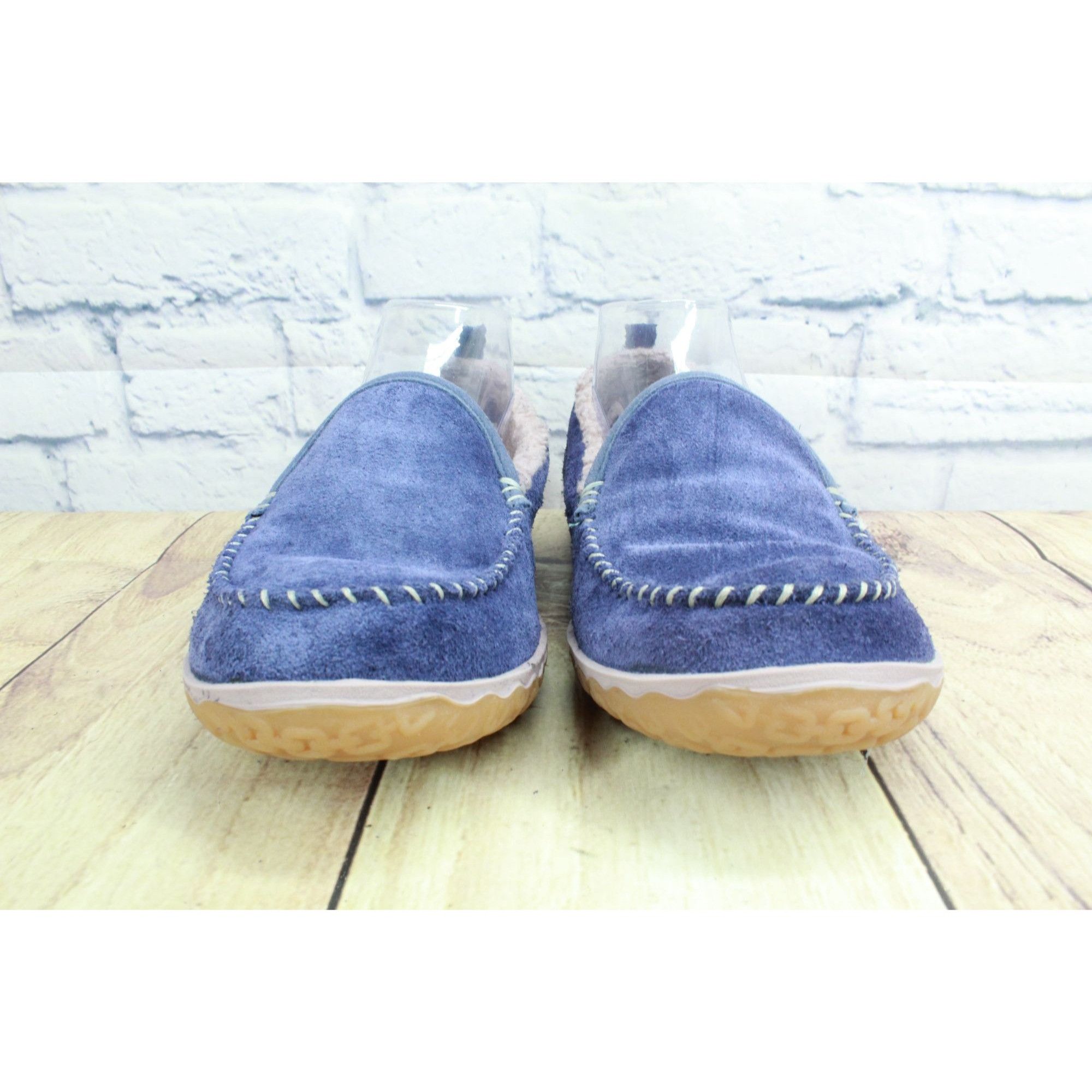 L.L. Bean LL Bean Women's Fleece Lined Mountain Moccasin Slippers Size US 8 / IT 38 - 4 Thumbnail