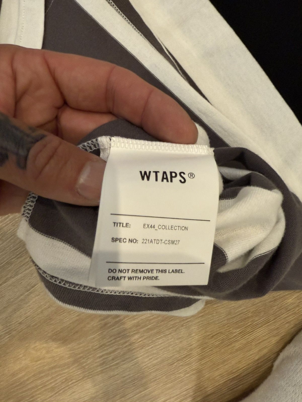 Wtaps WTAPS Lane Stripe T-Shirt Size US M / EU 48-50 / 2 - 5 Thumbnail