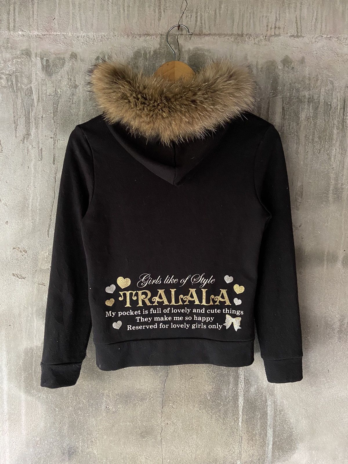 Hysteric Glamour × If Six Was Nine × Japanese Brand TRALALA GIRL LIKE OF STYLE FUR ZIP HOODIE Size US XS / EU 42 / 0 - 15 Thumbnail