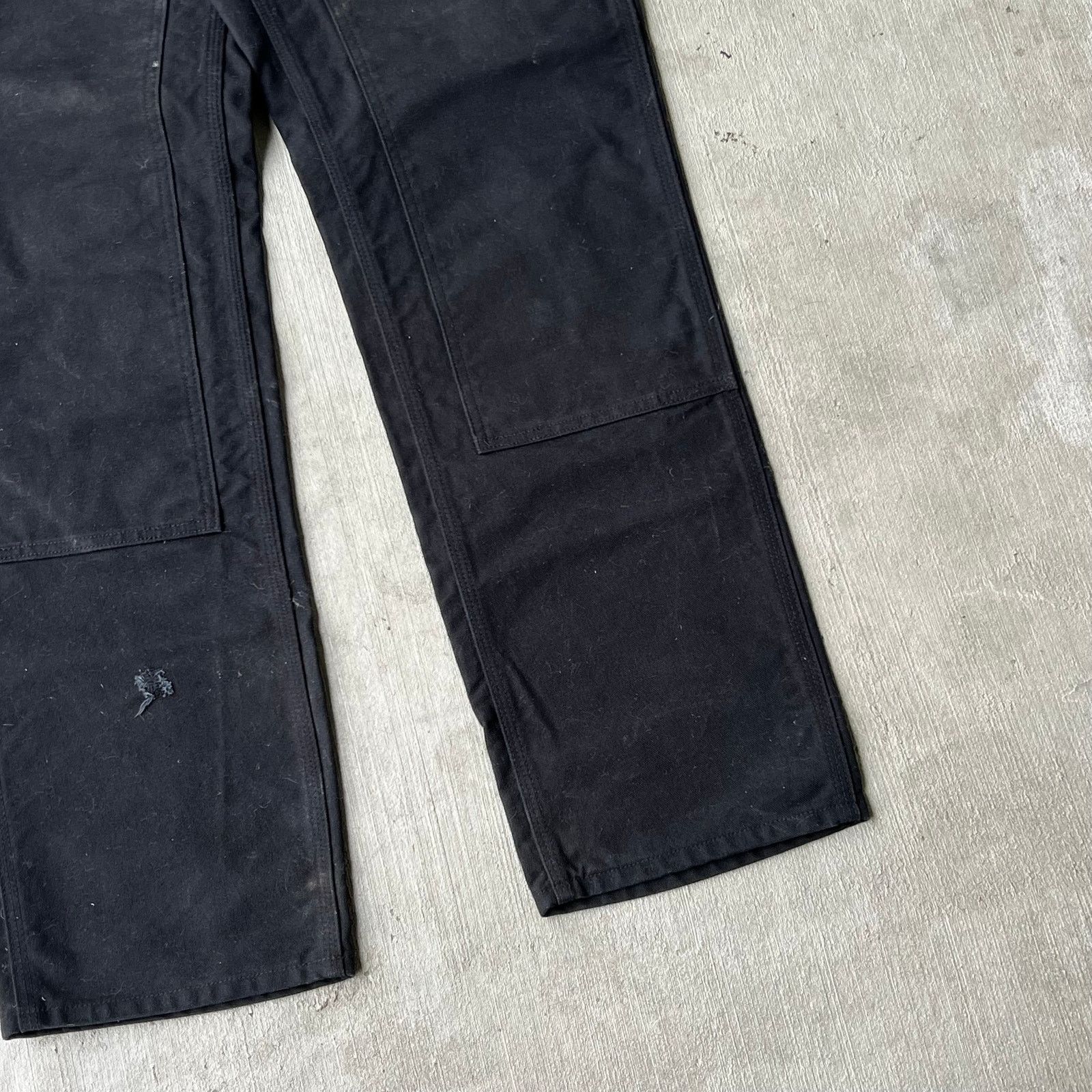 Carhartt × Vintage Carhartt black double knee work wear carpenter pants Size US 31 - 3 Thumbnail