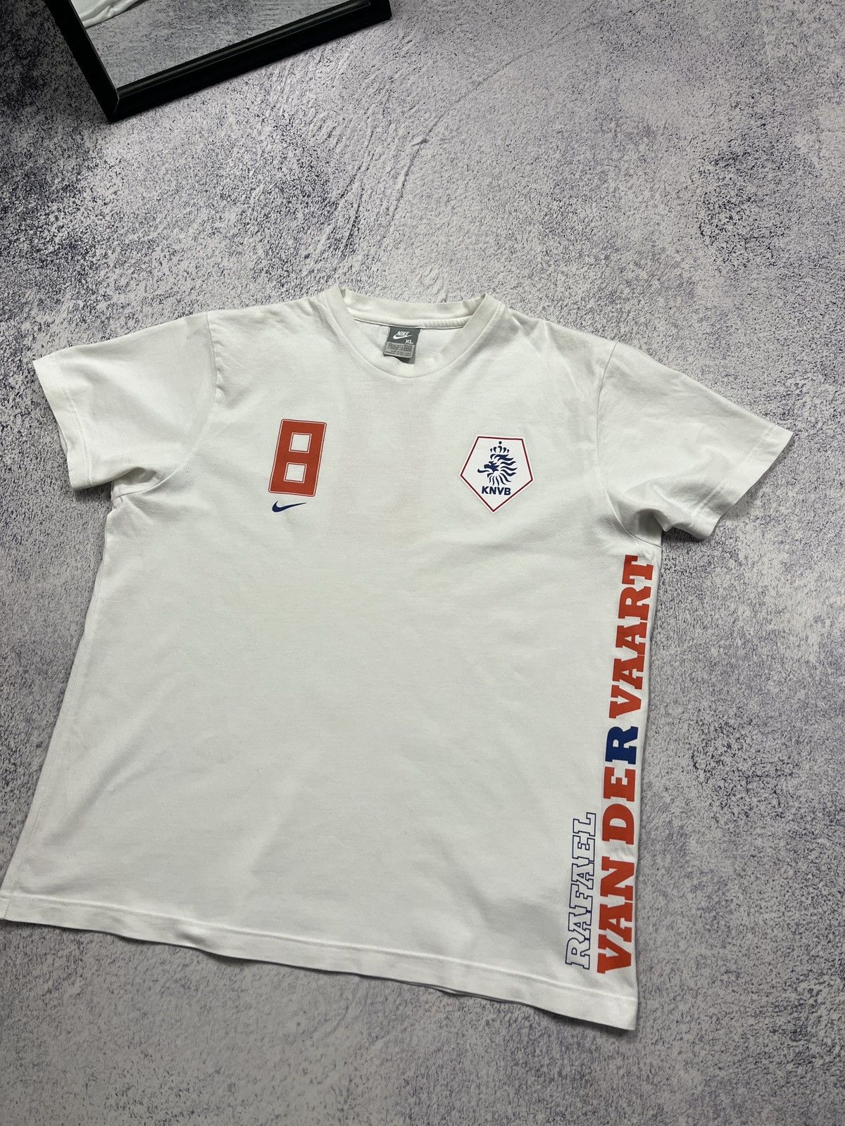 Nike Nike Vintage T Shirt Netherlands Rafael Van Der Vaart 8 KNVB Size US XL / EU 56 / 4 - 3 Thumbnail