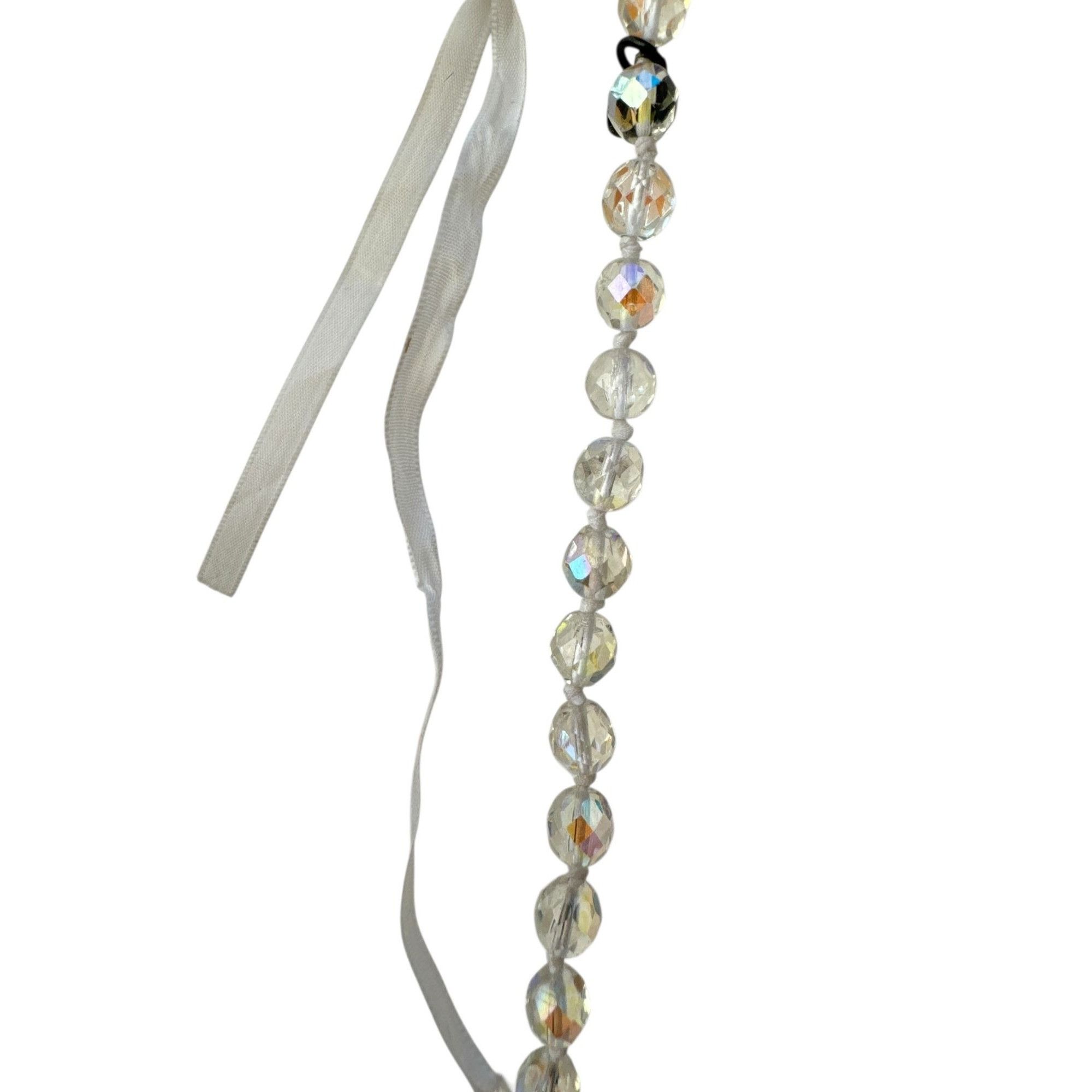 Maison Margiela FW 2000 Crystal Clear Pearl Necklace Size ONE SIZE - 7 Thumbnail