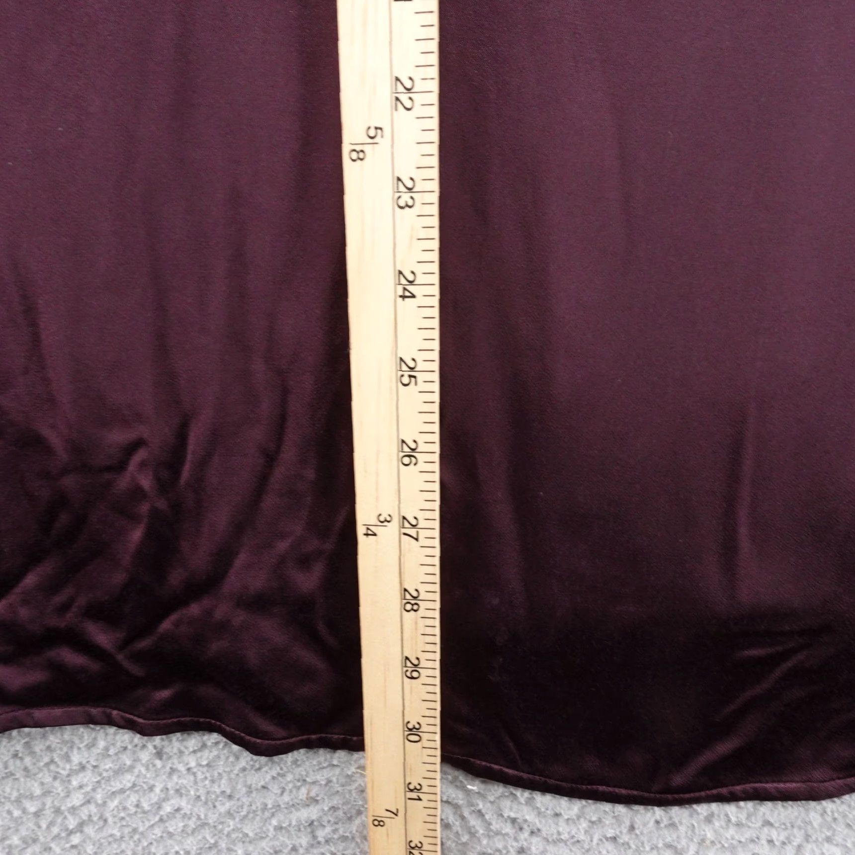 J. Jill J.Jill Womens 2X Burgundy Rayon Blend Long Sleeve Comfort Top Blouse Size XXL / US 16-18 / IT 52-54 - 7 Thumbnail