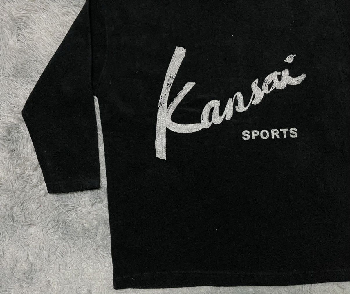 Kansai Yamamoto 90s KANSAI SPORT FLEECE EMBROIDERY LOGO RARE Size US M / EU 48-50 / 2 - 11 Thumbnail