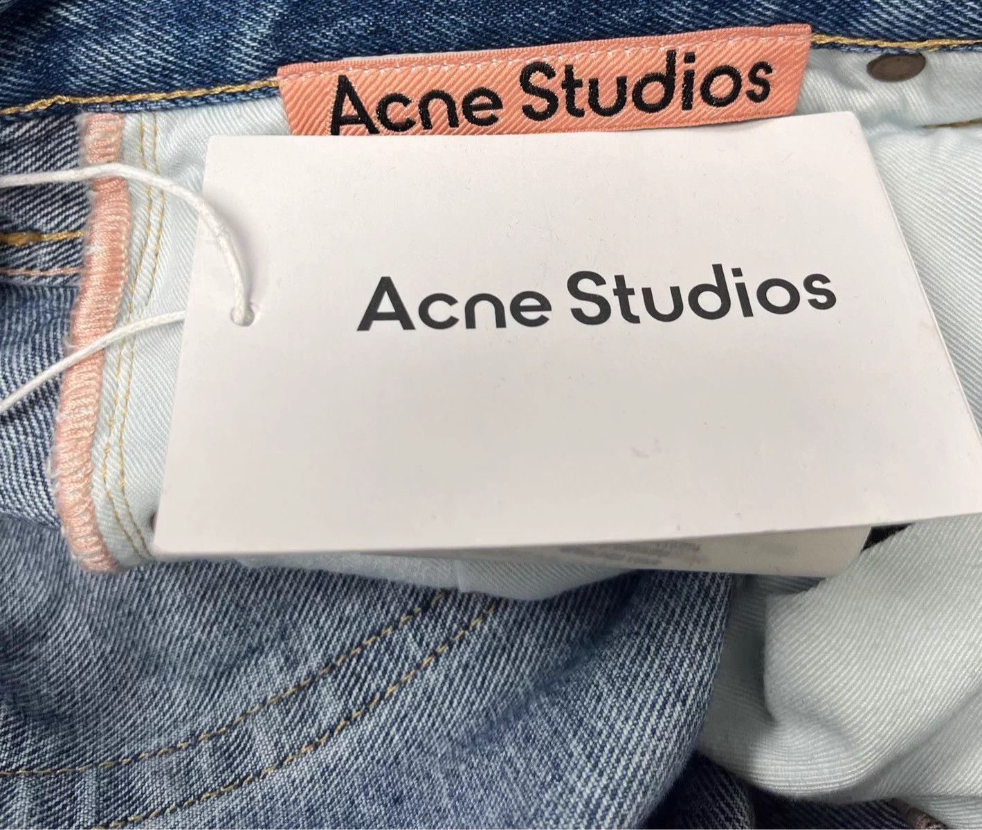 Acne Studios Acne Studios Denim Vintage Wash Mid-Waist Relaxed Straight Size US 34 / EU 50 - 5 Thumbnail