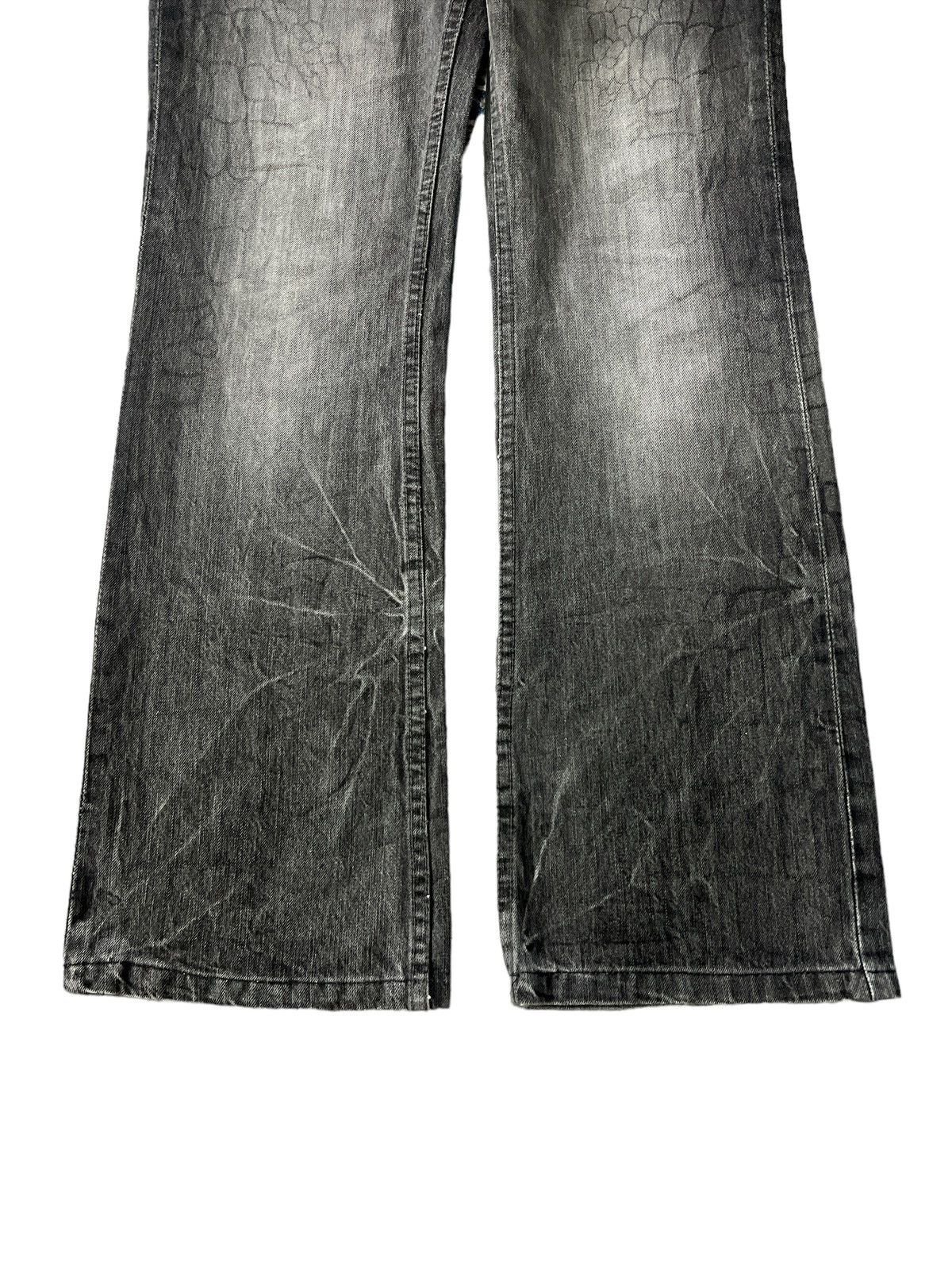 If Six Was Nine × Japanese Brand FLARED💥SEMANTIC DESING ART DISTRESSED DENIM PANT Size US 31 - 4 Thumbnail