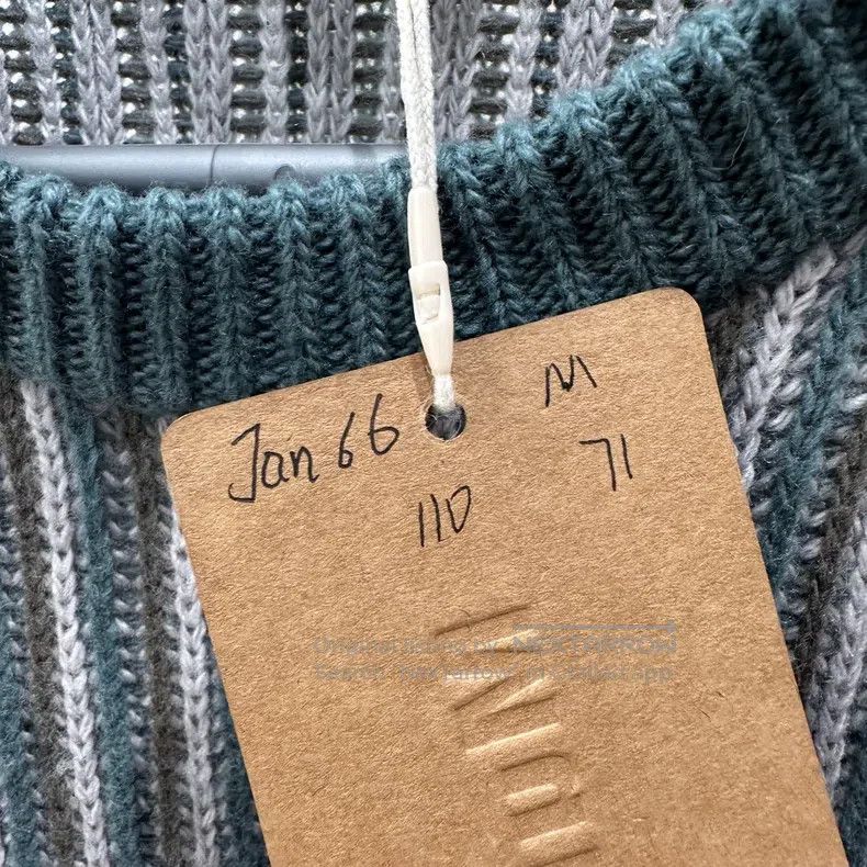 Hermes Hermes Cashmere and Wool Blended Striped Sweater Size US M / EU 48-50 / 2 - 5 Thumbnail