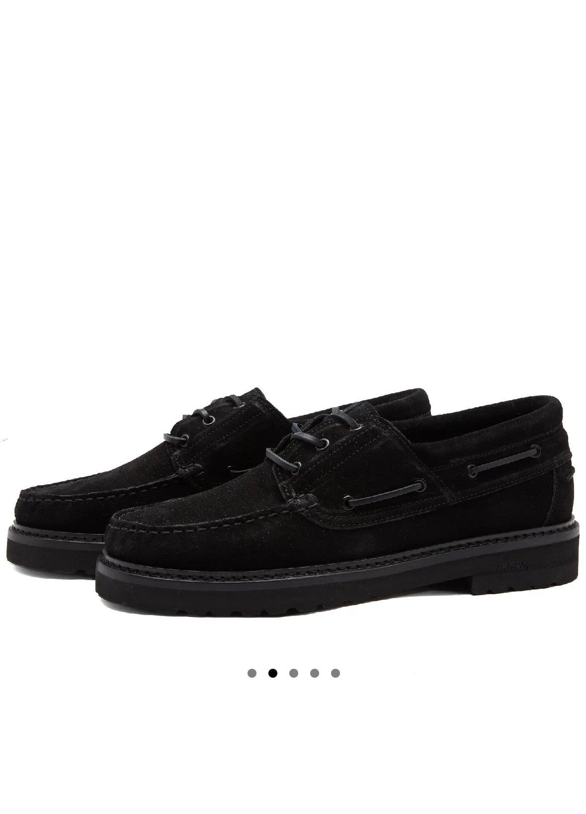 VINNY's VINNY’S Aztec Boat Shoe - Black Suede Size US 10.5 / EU 43-44 - 3 Thumbnail