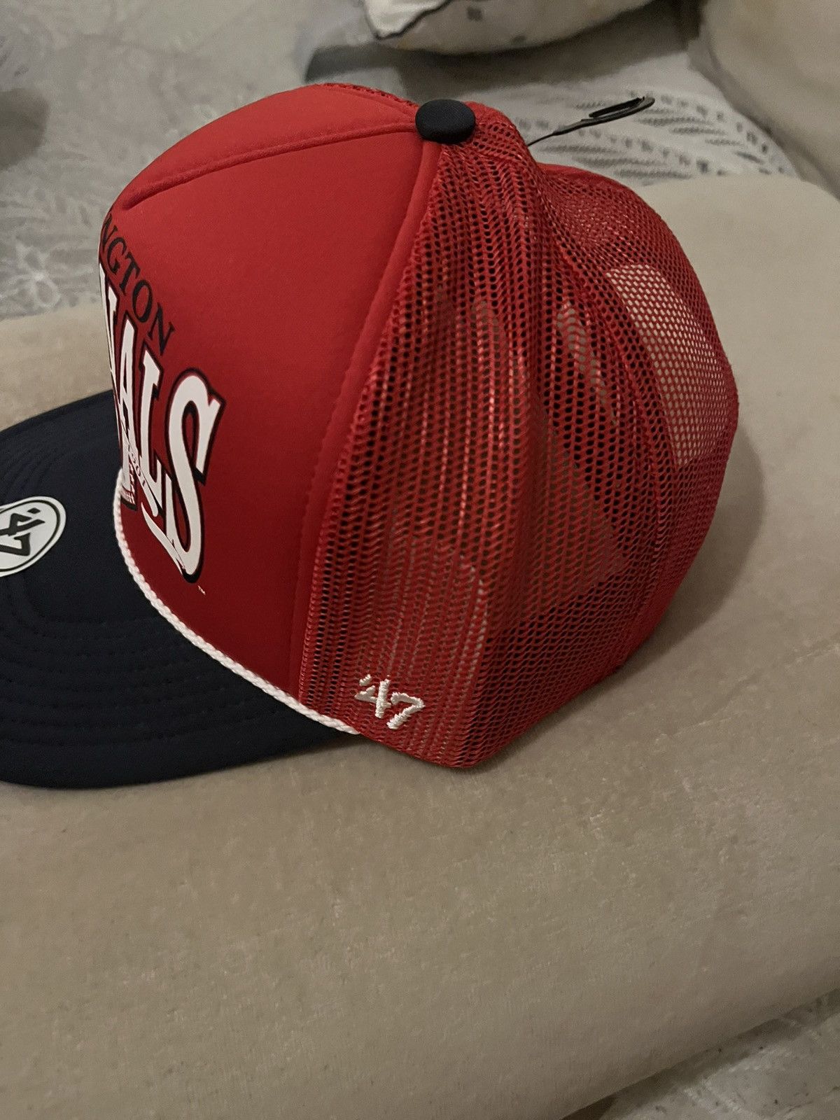 47 Brand Washington Nationals Red 47 trucker baseball cap Size ONE SIZE - 6 Thumbnail