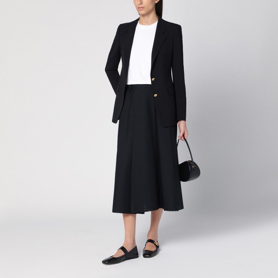 Tagliatore o1d2blof1024 Single-Breasted Jacket In Black Size S / US 4 / IT 40 - 2 Thumbnail