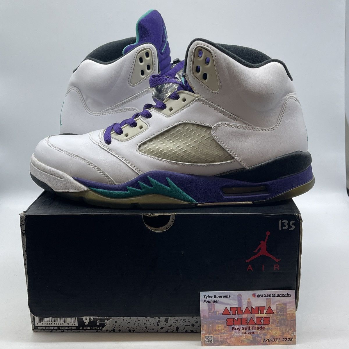 Jordan Brand Air Jordan 5 grape Size US 9.5 / EU 42-43 - 1 Thumbnail