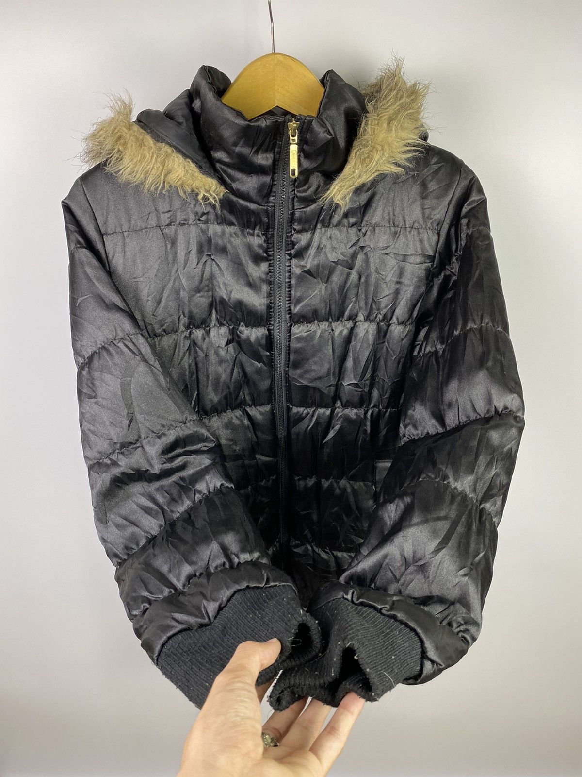 If Six Was Nine faux fur rabbit jacket blue strive ifsixwasnine lgb style Size US M / EU 48-50 / 2 - 3 Thumbnail