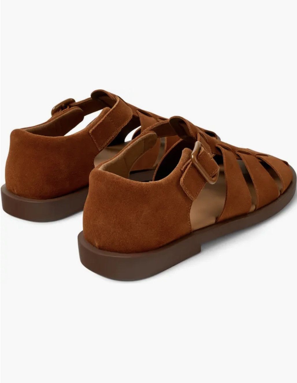 Camper Camper Don Suede Fisherman Sandal Brown Size US 11 / EU 44 - 3 Thumbnail