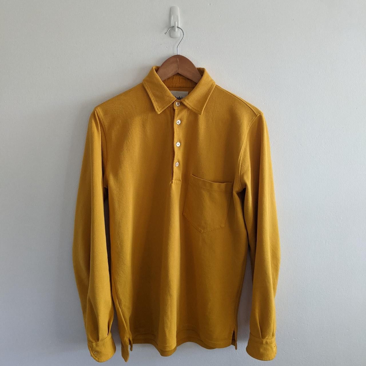 Drake's Cotton Pique Popover Polo Shirt Size US S / EU 44-46 / 1 - 2 Thumbnail