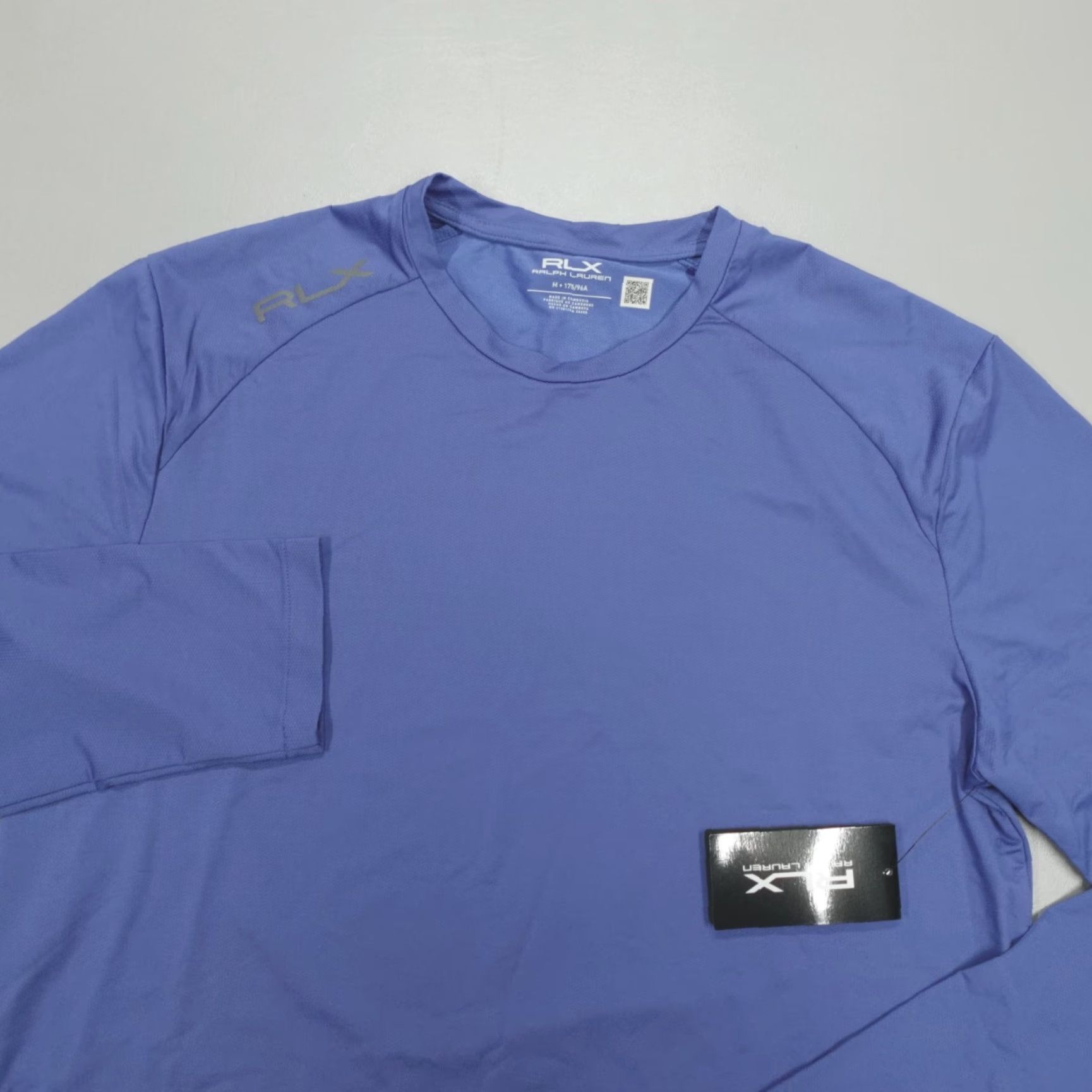 RLX Ralph Lauren RLX Ralph Lauren L/S Pullover Top Royal Blue Size M Lightweight Nylon Moisture Wicking Golf Casual Mens Pullover Shirt Size US M / EU 48-50 / 2 - 2 Thumbnail