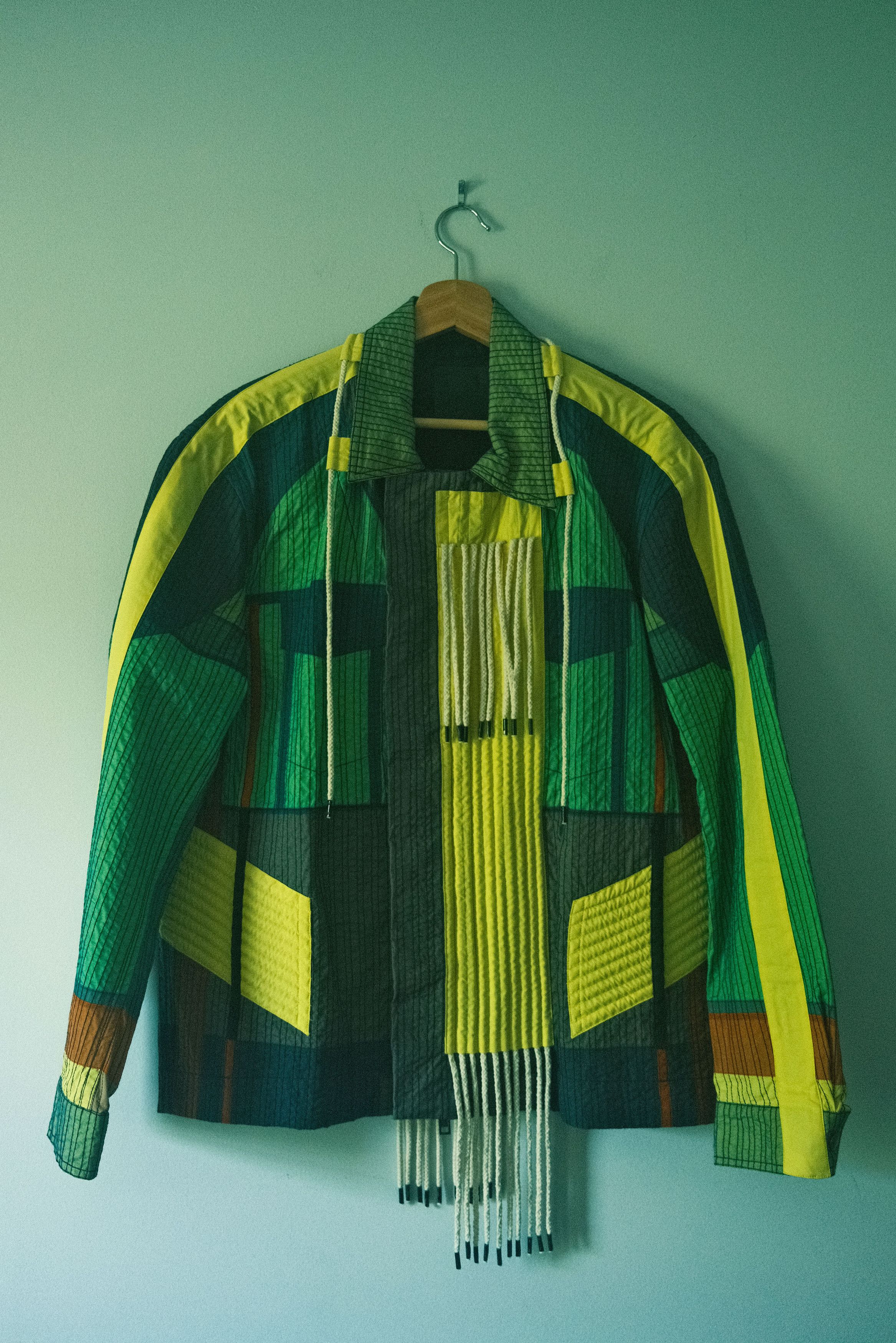 Pre-owned Craig Green Aw18 Tent Jacket In Yellow