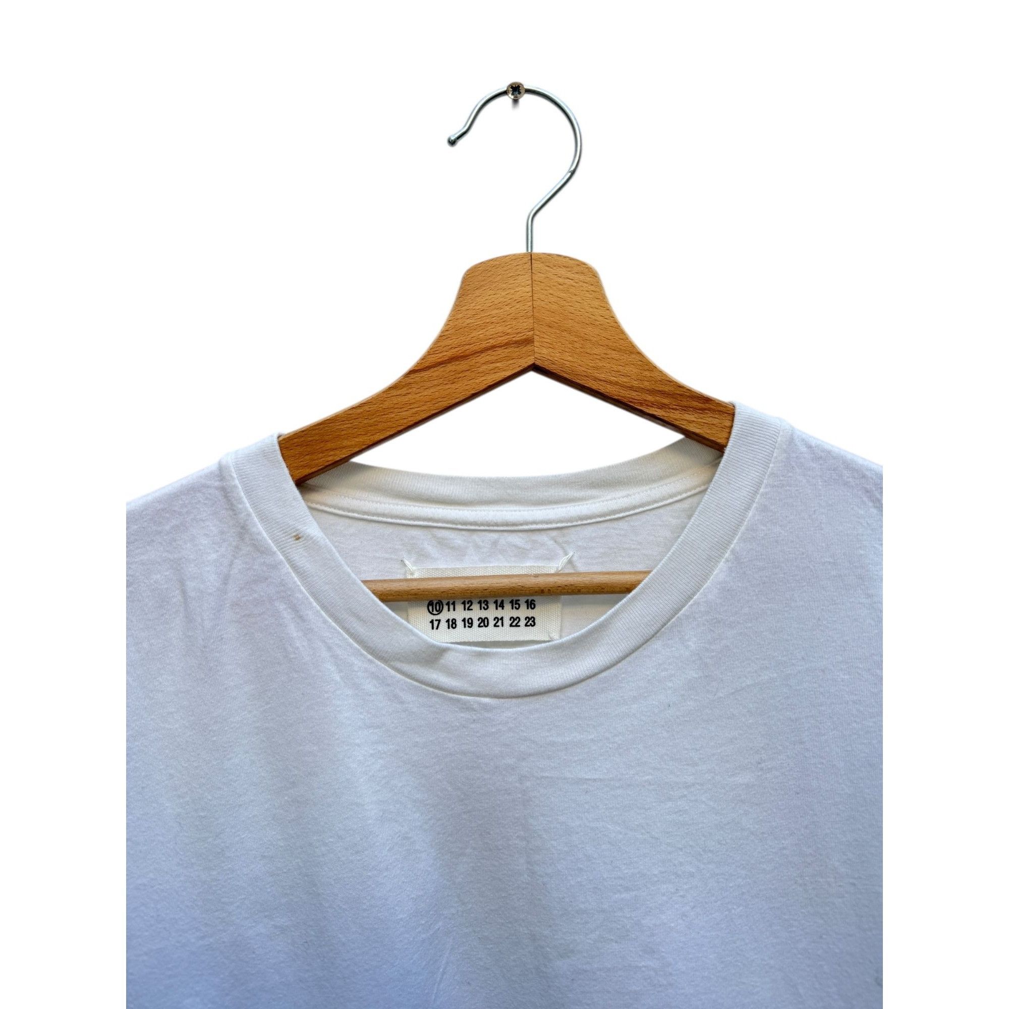 Maison Margiela Spring/Summer 2008 “Speedy Service” Stamp White T-Shirt Size US S / EU 44-46 / 1 - 2 Thumbnail