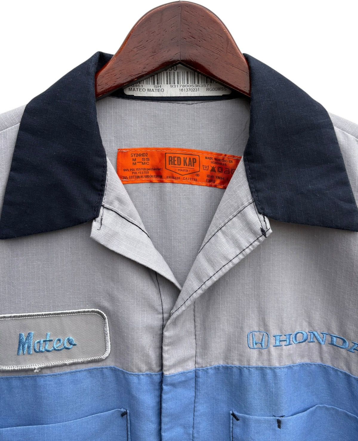 Honda Vintage Red Kap Honda Racing Works Shirt Size US M / EU 48-50 / 2 - 3 Thumbnail