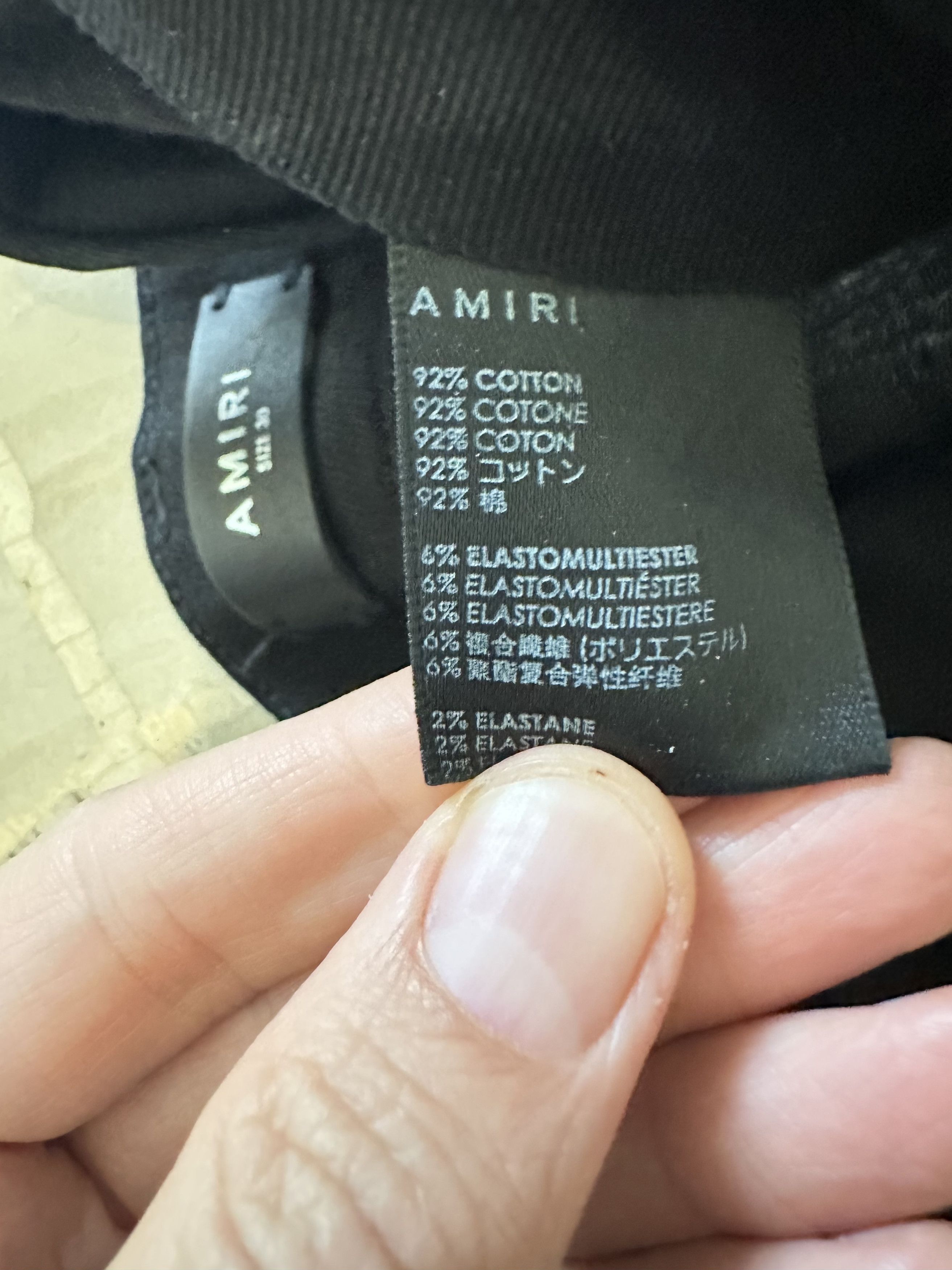 Amiri AMIRI Distressed Skinny Jeans - Black Size US 30 / EU 46 - 8 Thumbnail