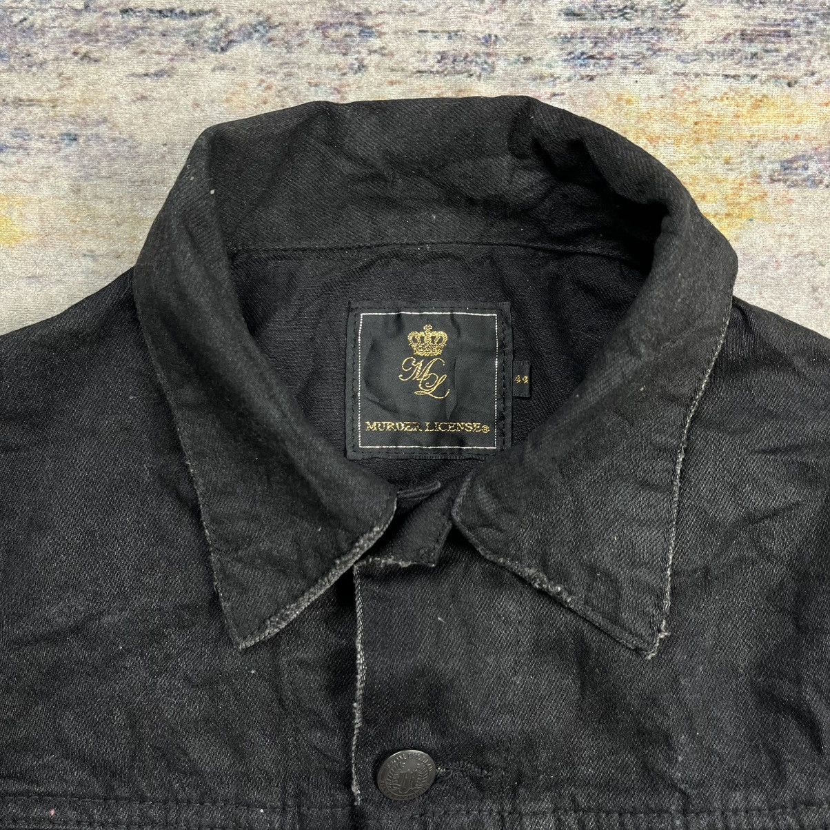 Murder License Murder Licence waxed denim jacket vkei style Size US S / EU 44-46 / 1 - 6 Thumbnail