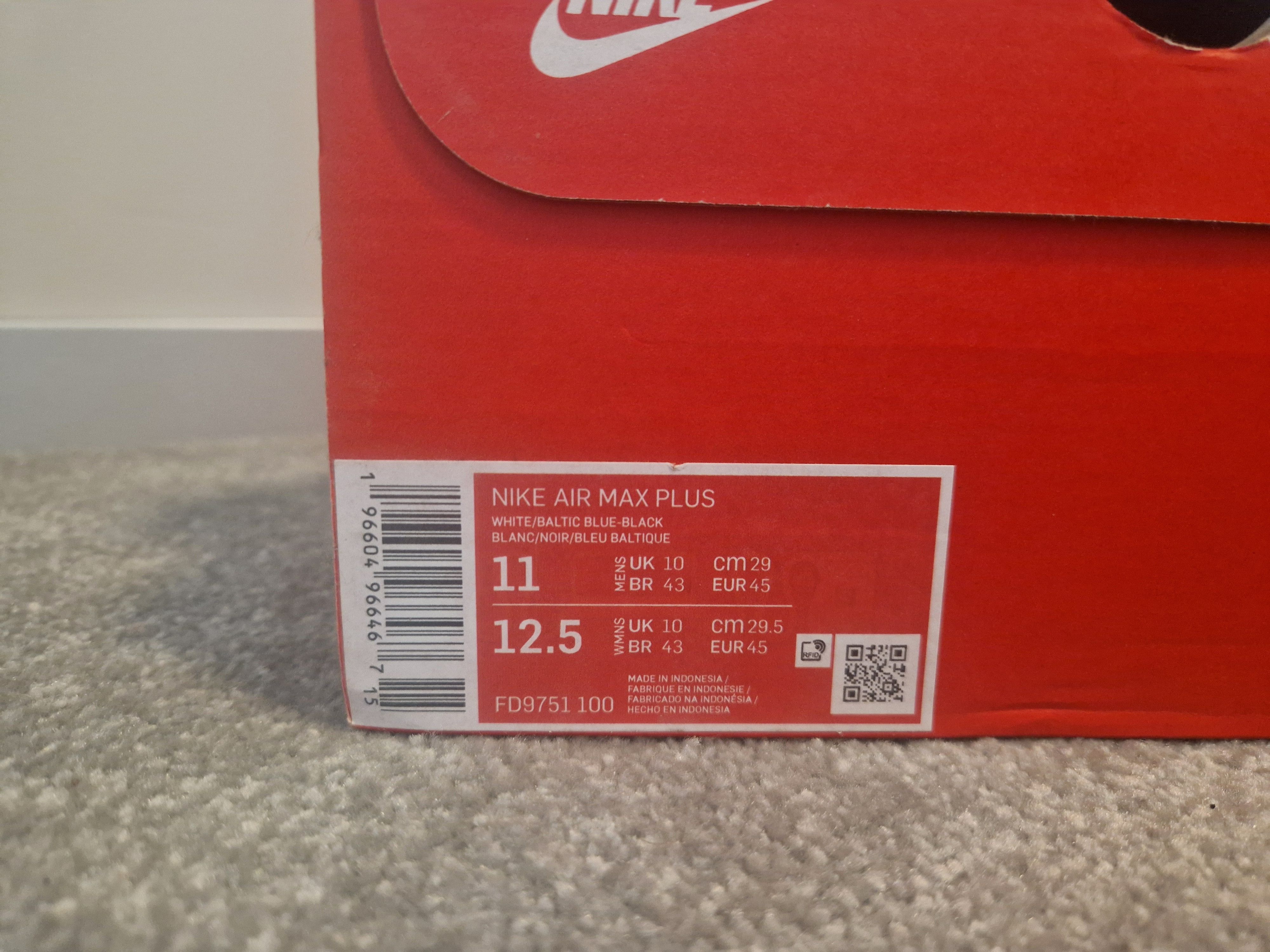 Nike Nike Air Max Plus Baltic Blue Size US 12 / EU 45 - 2 Thumbnail