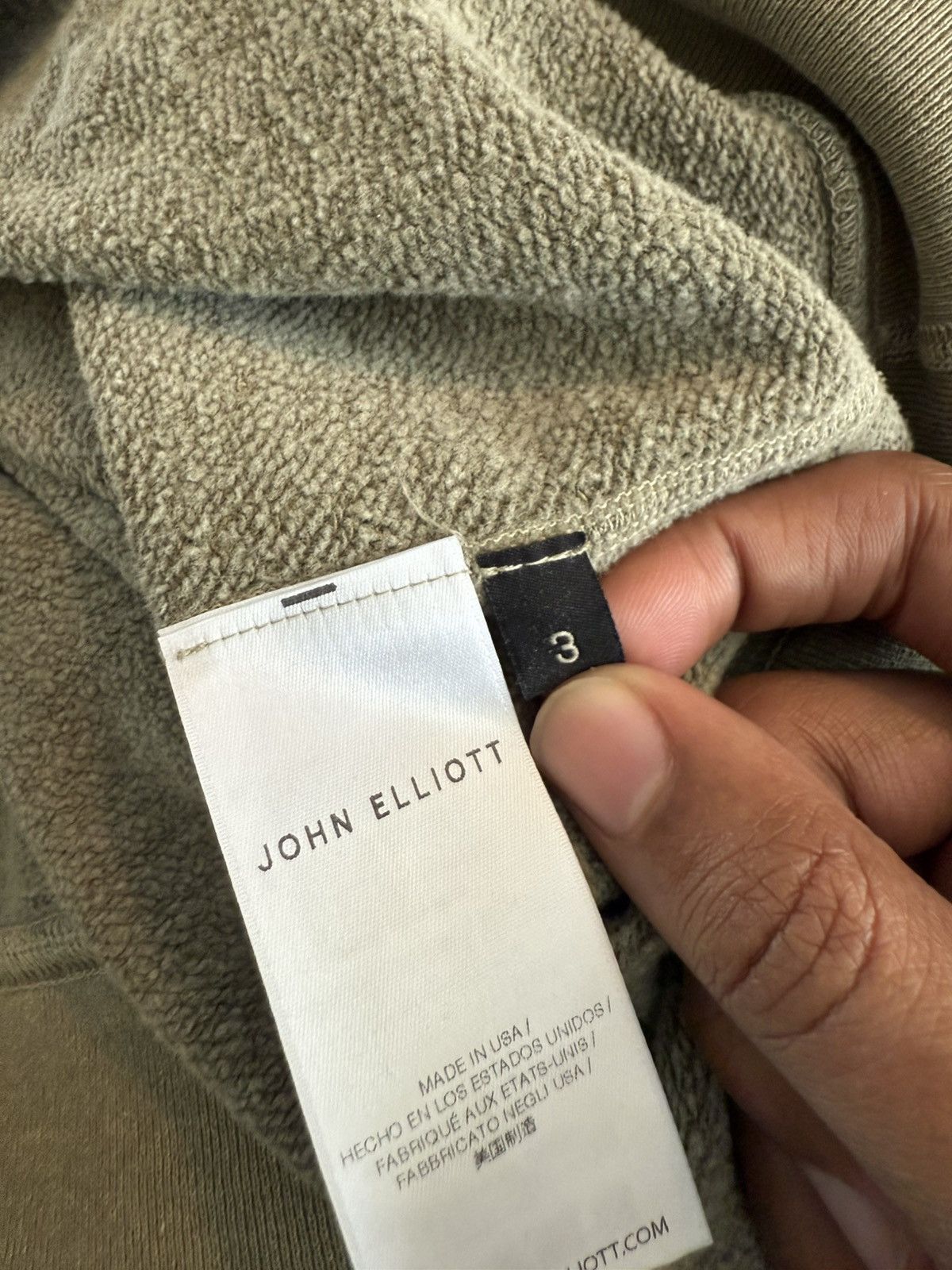 John Elliott John Elliot Distressed Hoodie Size US L / EU 52-54 / 3 - 4 Thumbnail