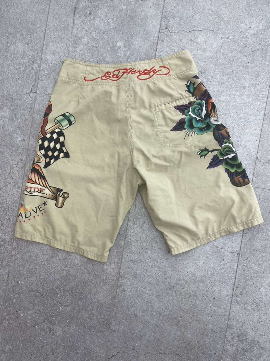 Ed Hardy × Vintage Vintage Ed Hardy swimming shorts trunks Size US 32 / EU 48 - 11 Thumbnail