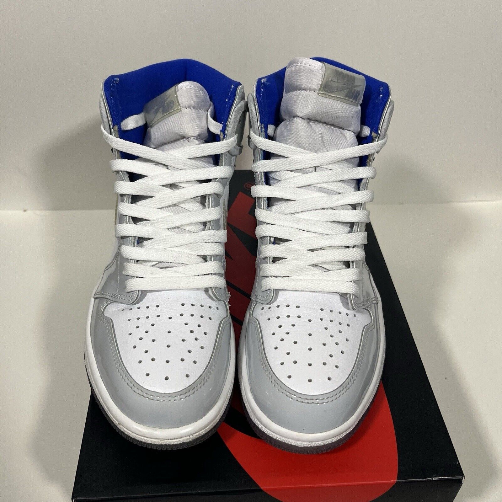 Jordan Brand Size 8M = 9.5 Women’s- Air Jordan 1 Zoom High Racer Blue Size US 8 / EU 41 - 4 Thumbnail