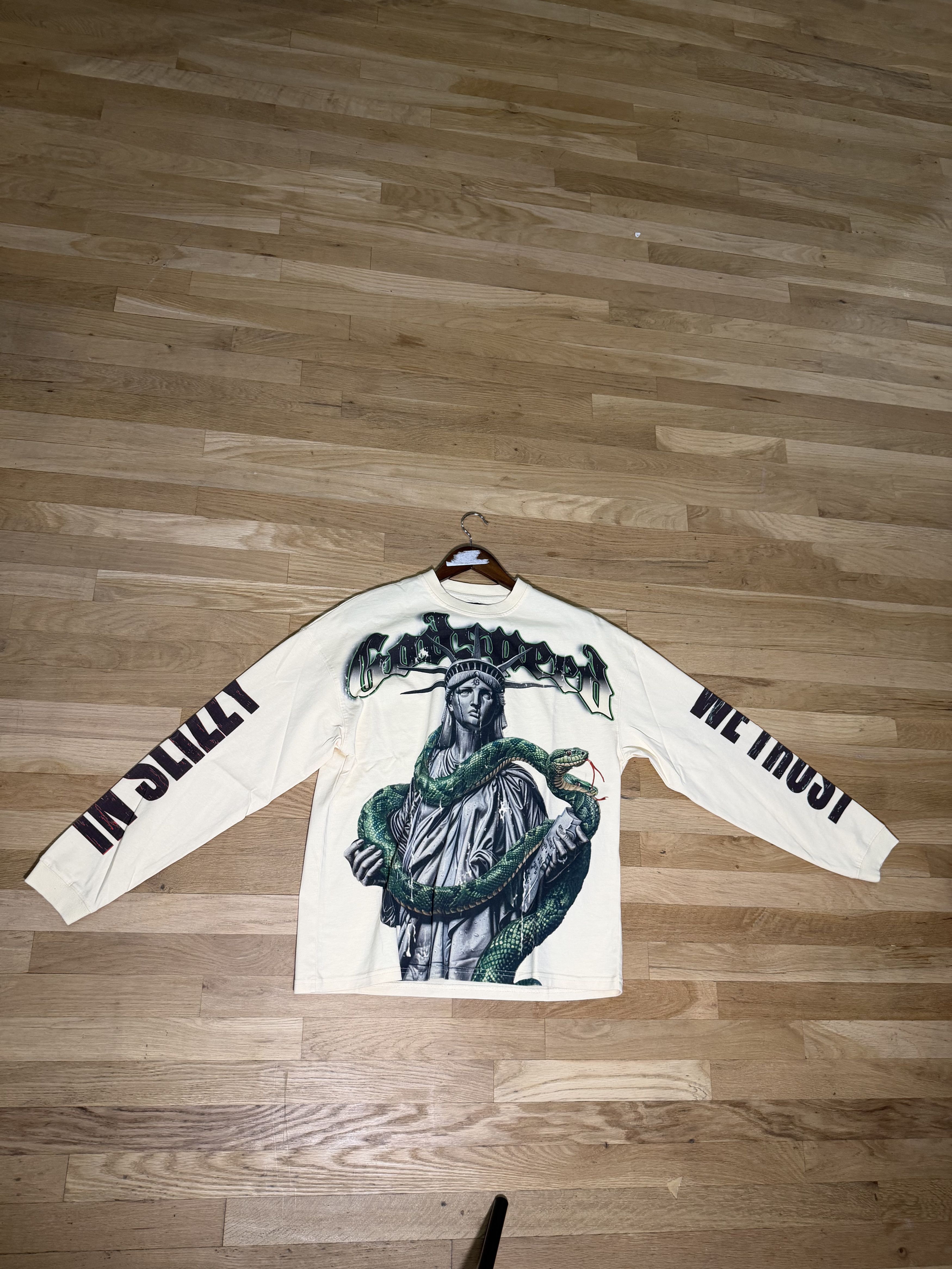 Godspeed Godspeed Top 5 Slizzy L/S Tee Bone Size US S / EU 44-46 / 1 - 1 Thumbnail