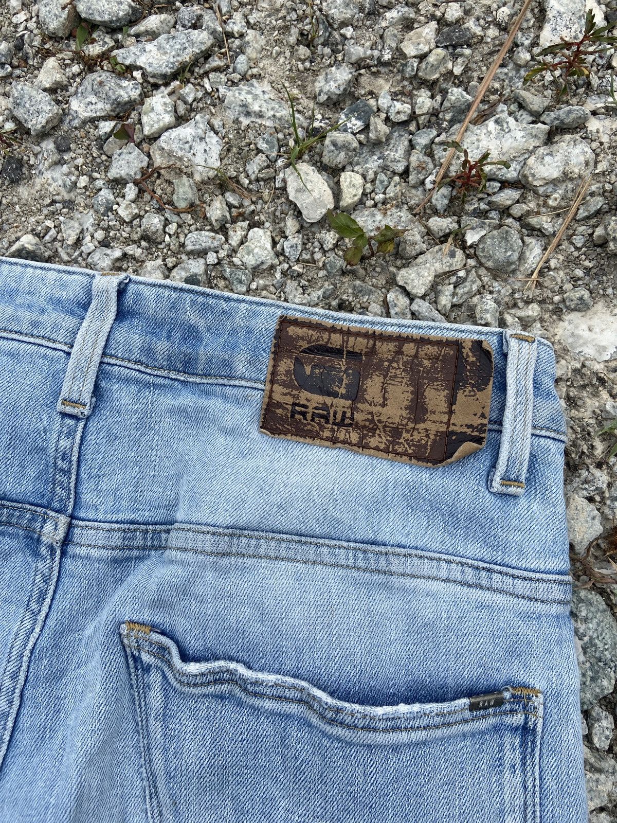 G-Star × Vintage Vintage Banana Cutting G Star Raw Denim Size US 32 / EU 48 - 3 Thumbnail