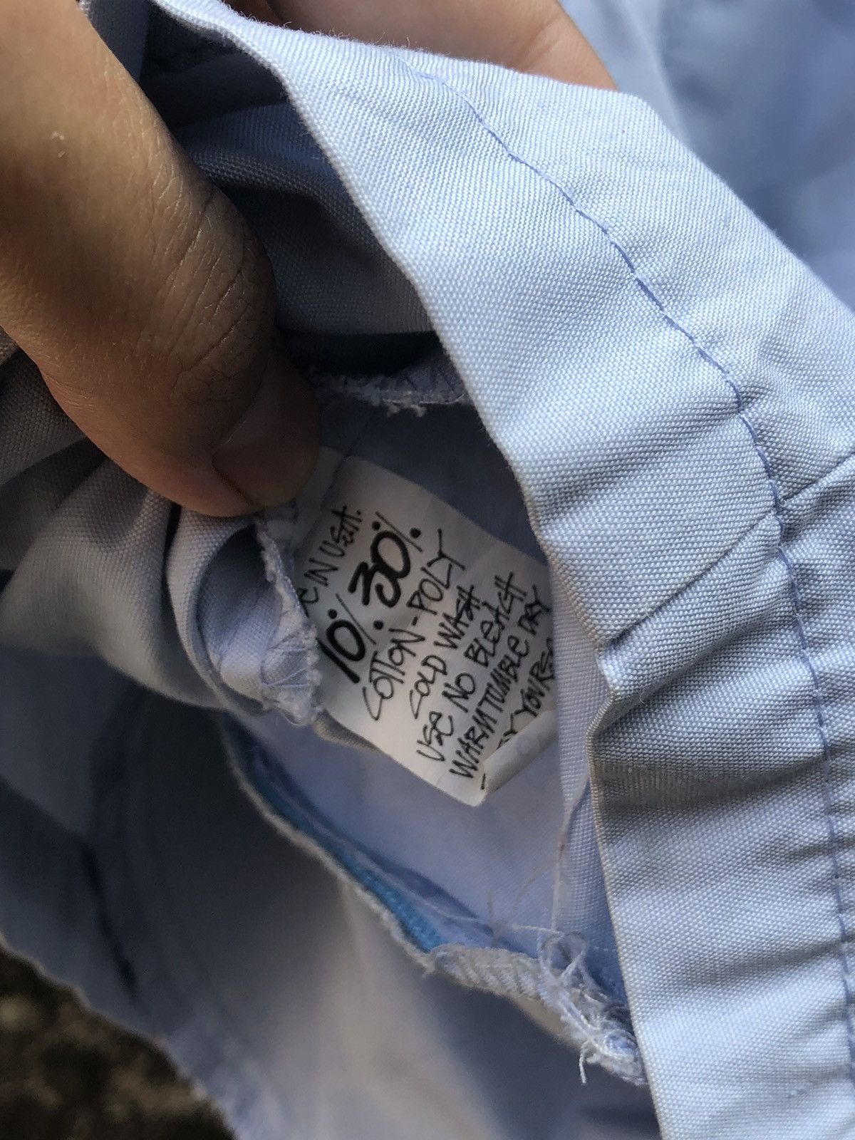 Stussy × Vintage Work jacket stussy 90s baby blue Size US L / EU 52-54 / 3 - 4 Thumbnail