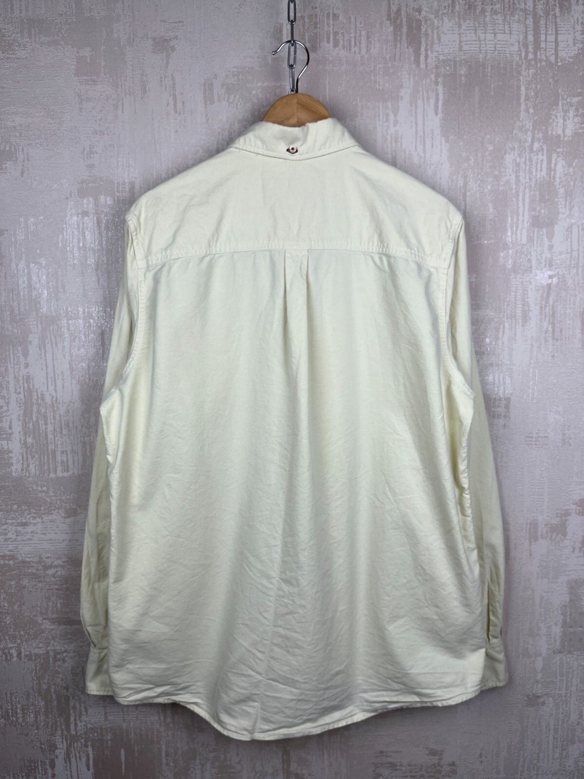Other Dressmann Button Down Pocket Long Sleeve Shirt Light Yellow Size US L / EU 52-54 / 3 - 12 Thumbnail