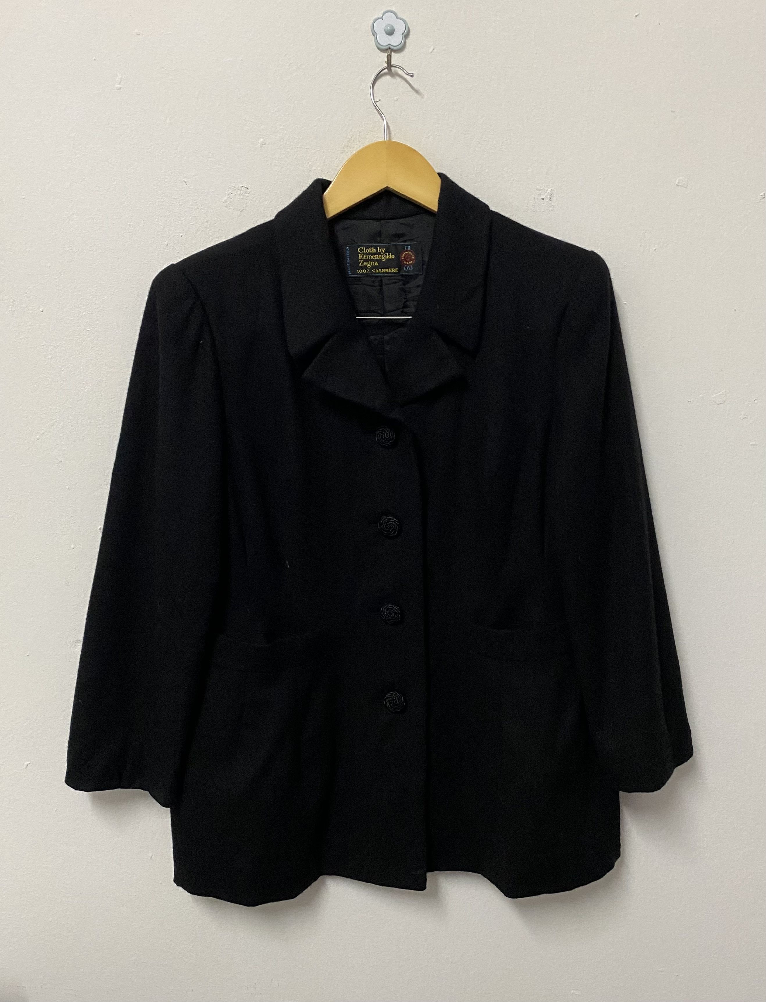 Ermenegildo Zegna Ermenegildo Zegna Italian Fabric Cashmere Minimalist Coat Size M / US 6-8 / IT 42-44 - 1 Thumbnail