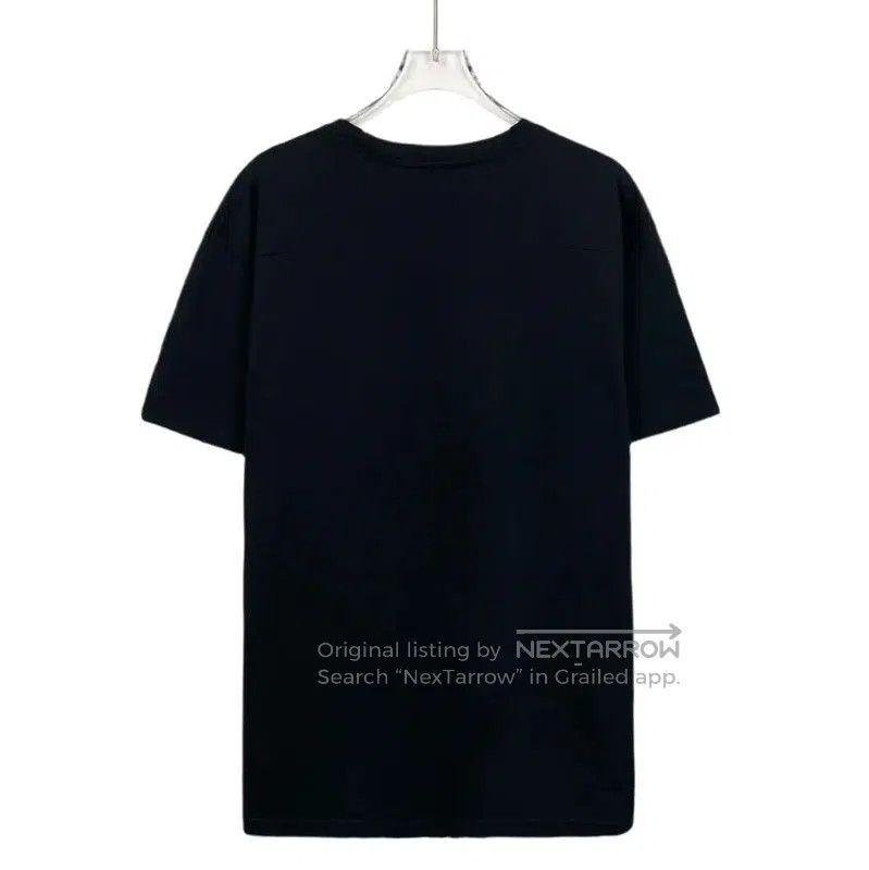 Yves Saint Laurent YSL Black Cotton Tee with Graphic Print . Size L / US 10 / IT 46 - 1 Thumbnail