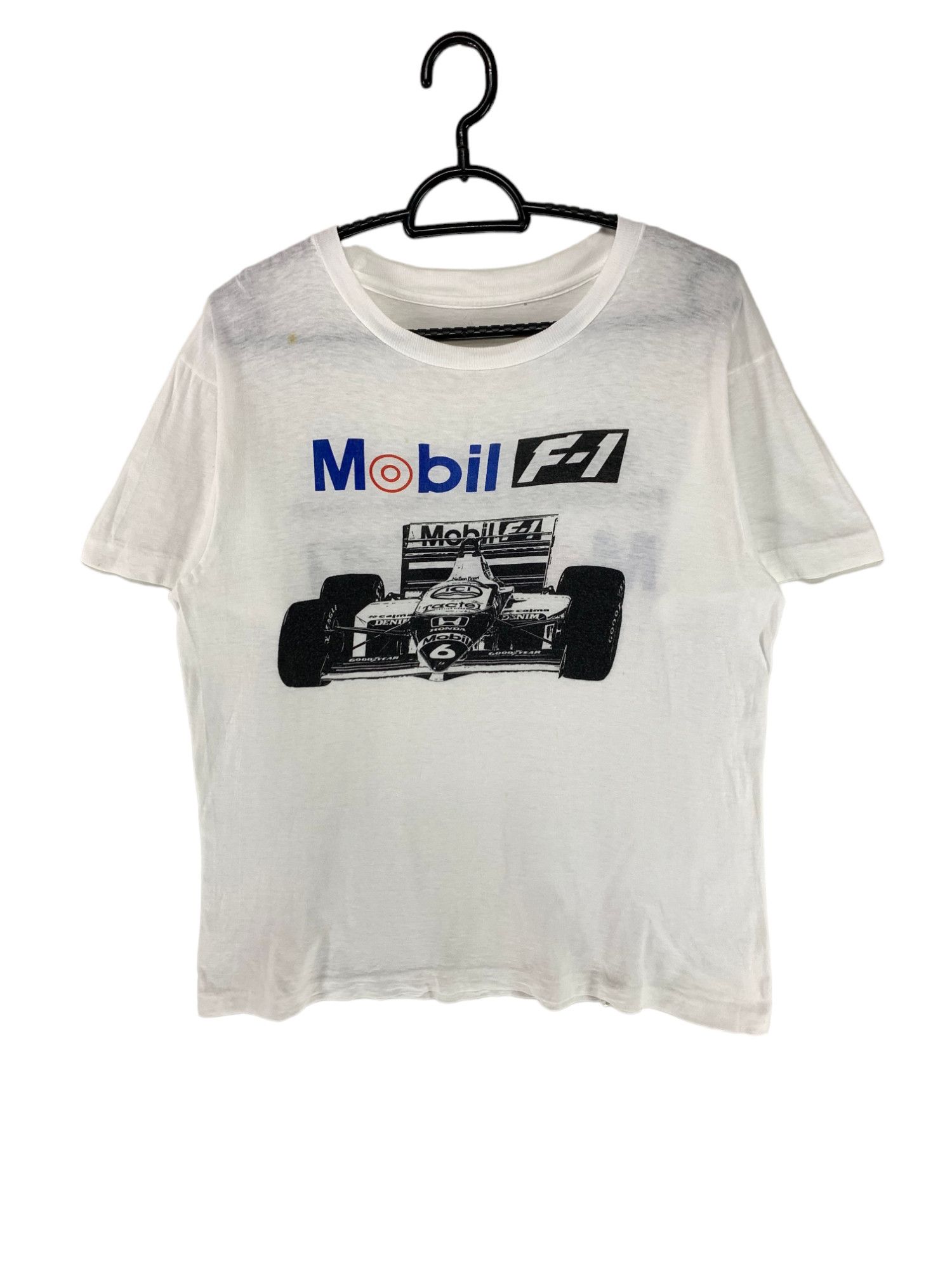 Mobil F1 Williams tactel honda grand prix vintage 80s tshirt