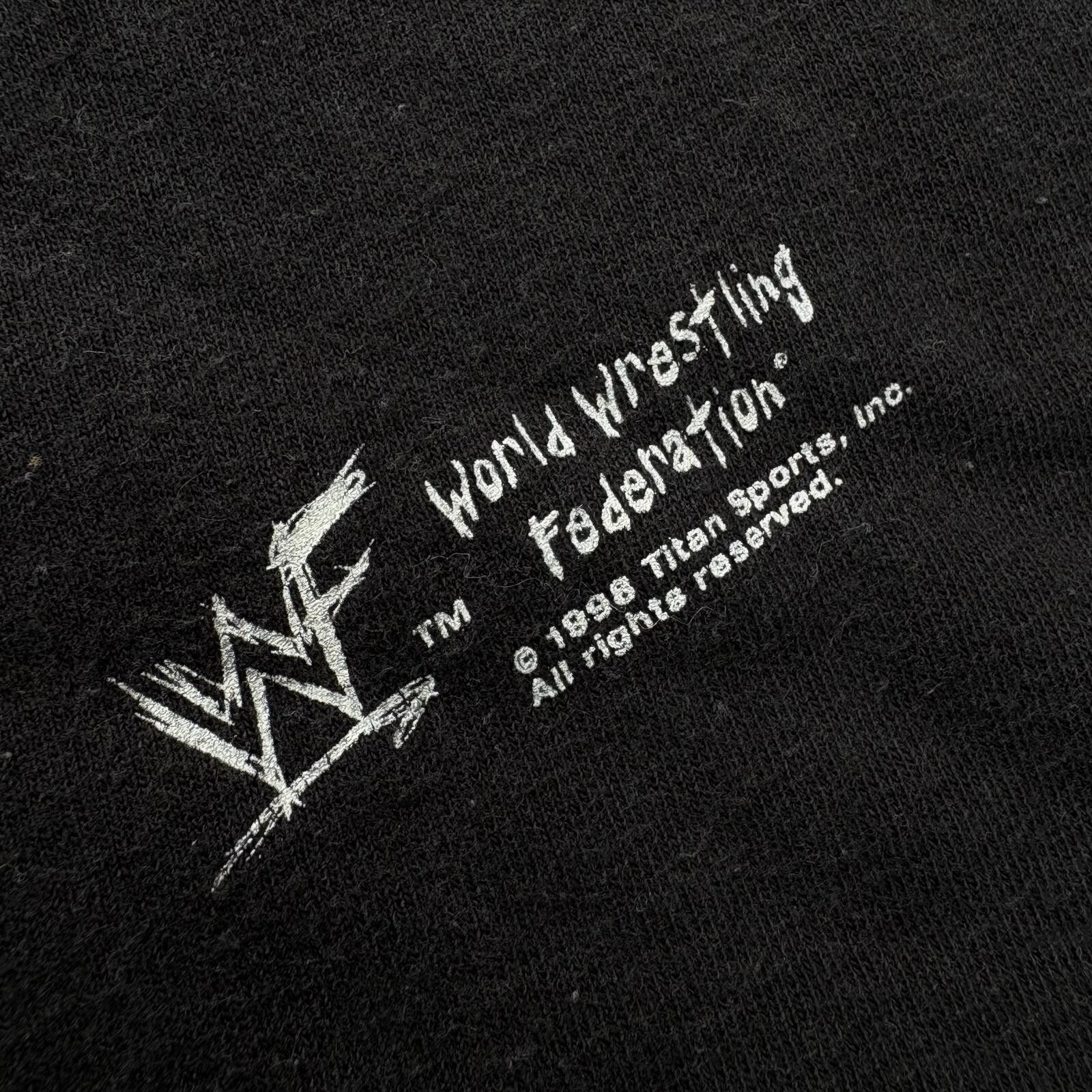 WWF Vintage 90s Stone Cold University Steve Austin WWF WWE Shirt Size US L / EU 52-54 / 3 - 4 Thumbnail