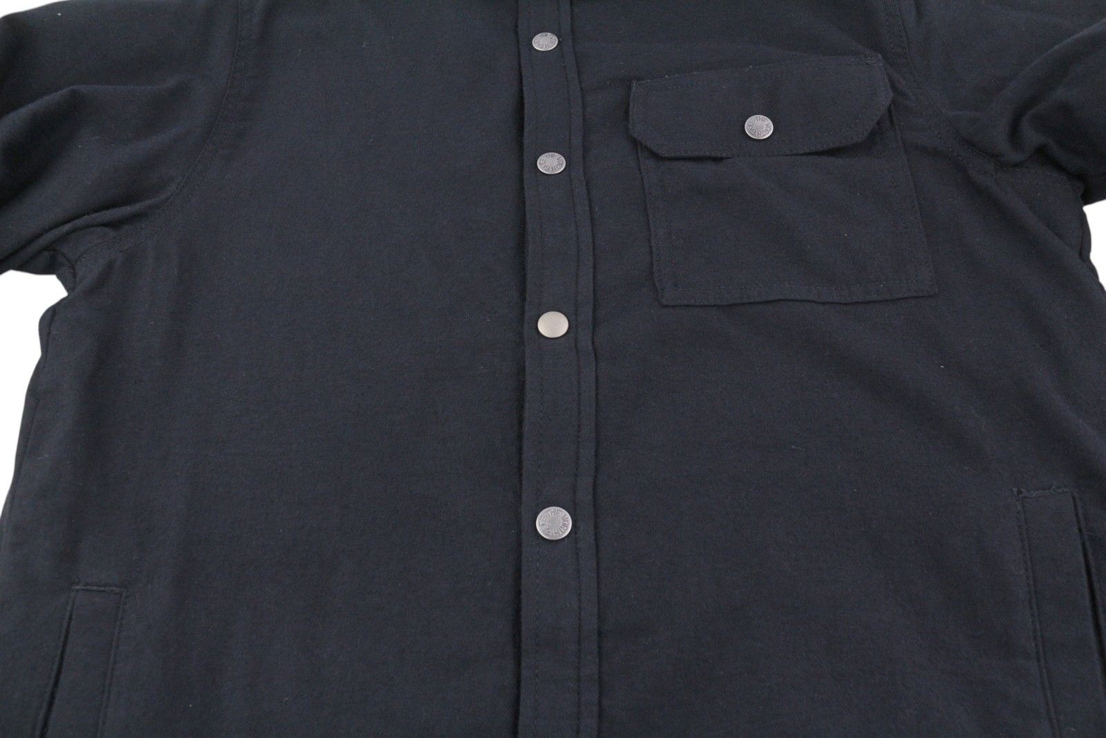 The North Face CAMPSHIRE S Black Overshirt Fleece Lined Snap Buttons 84366 Size US S / EU 44-46 / 1 - 10 Thumbnail