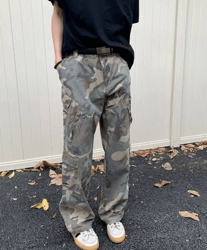 Japanese Brand American Camouflage Men Cargo Pants Size US 30 / EU 46 - 2 Thumbnail