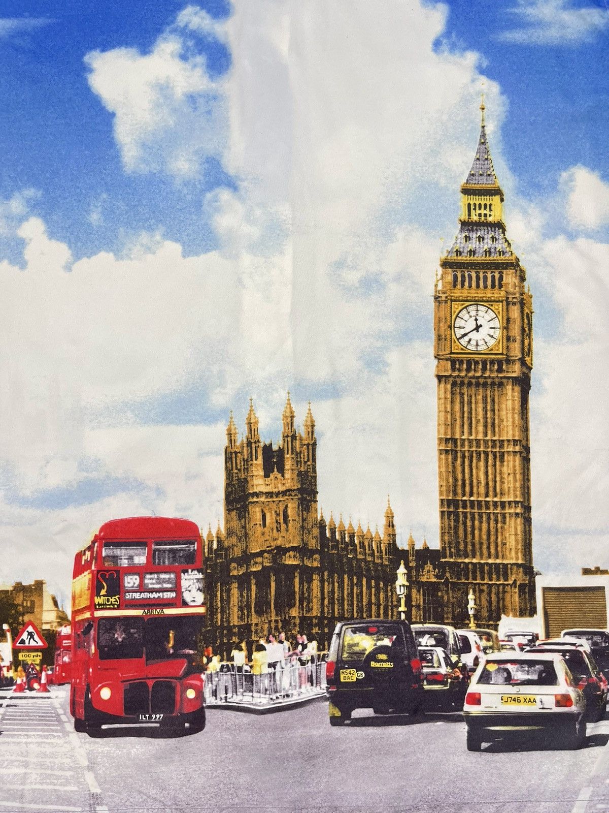 Other Vintage George London Big Ben Art Crazy Shirt Full Print Size US XL / EU 56 / 4 - 6 Thumbnail