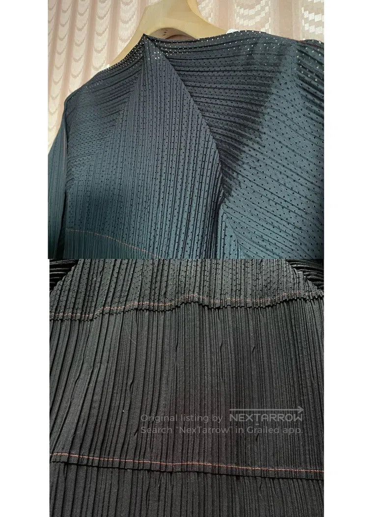 Issey Miyake Issey Miyake Rare Paper-cut Hollow Out 3D Pleated Midi Ski Size 25" / US 0 / IT 36 - 8 Thumbnail