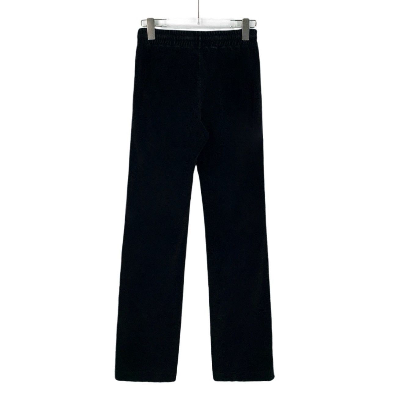 Celine Celine Black Logo Embroidered Cotton Casual Pants K26WX Size 26" / US 2 / IT 38 - 2 Thumbnail