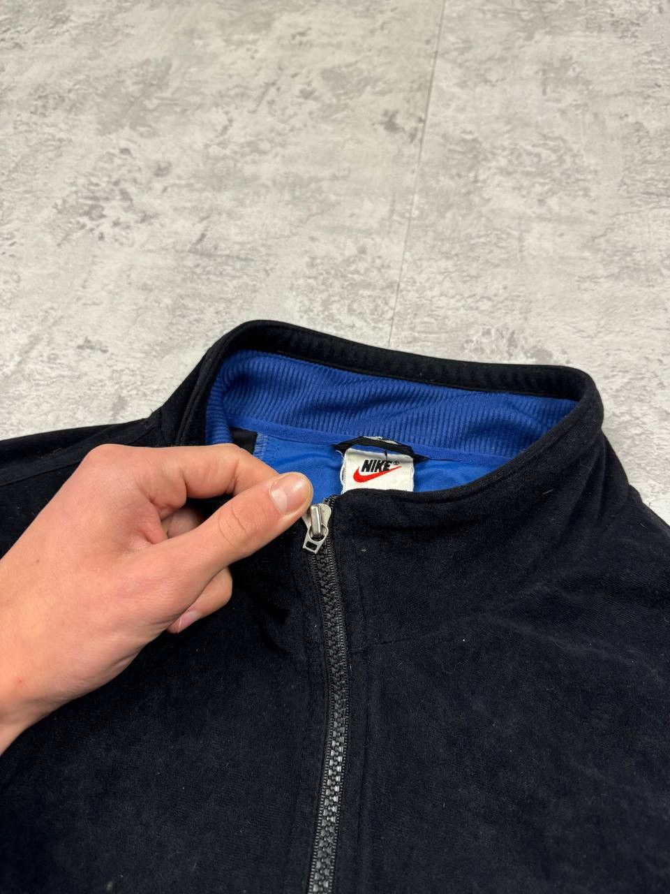 Nike Vintage Nike Velure Zip Sweatshirt Size XL Size US XL / EU 56 / 4 - 14 Thumbnail