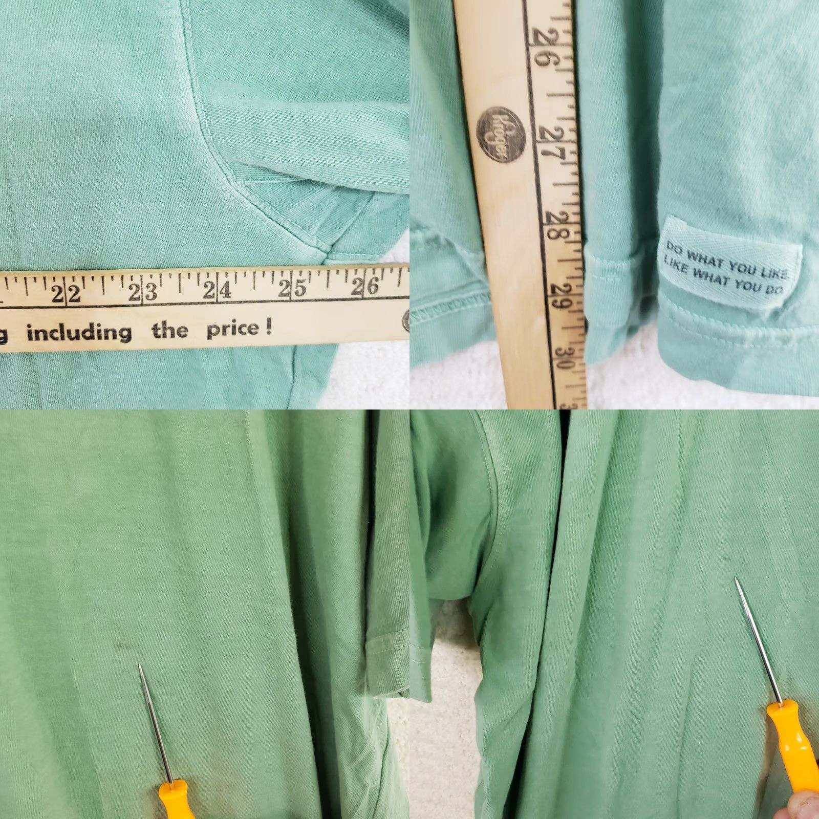 Life is Good Life is Good Crusher Tee Shirt "Happy Camper" Short Sl. Crew Neck Mens XL Green Size US XL / EU 56 / 4 - 9 Thumbnail