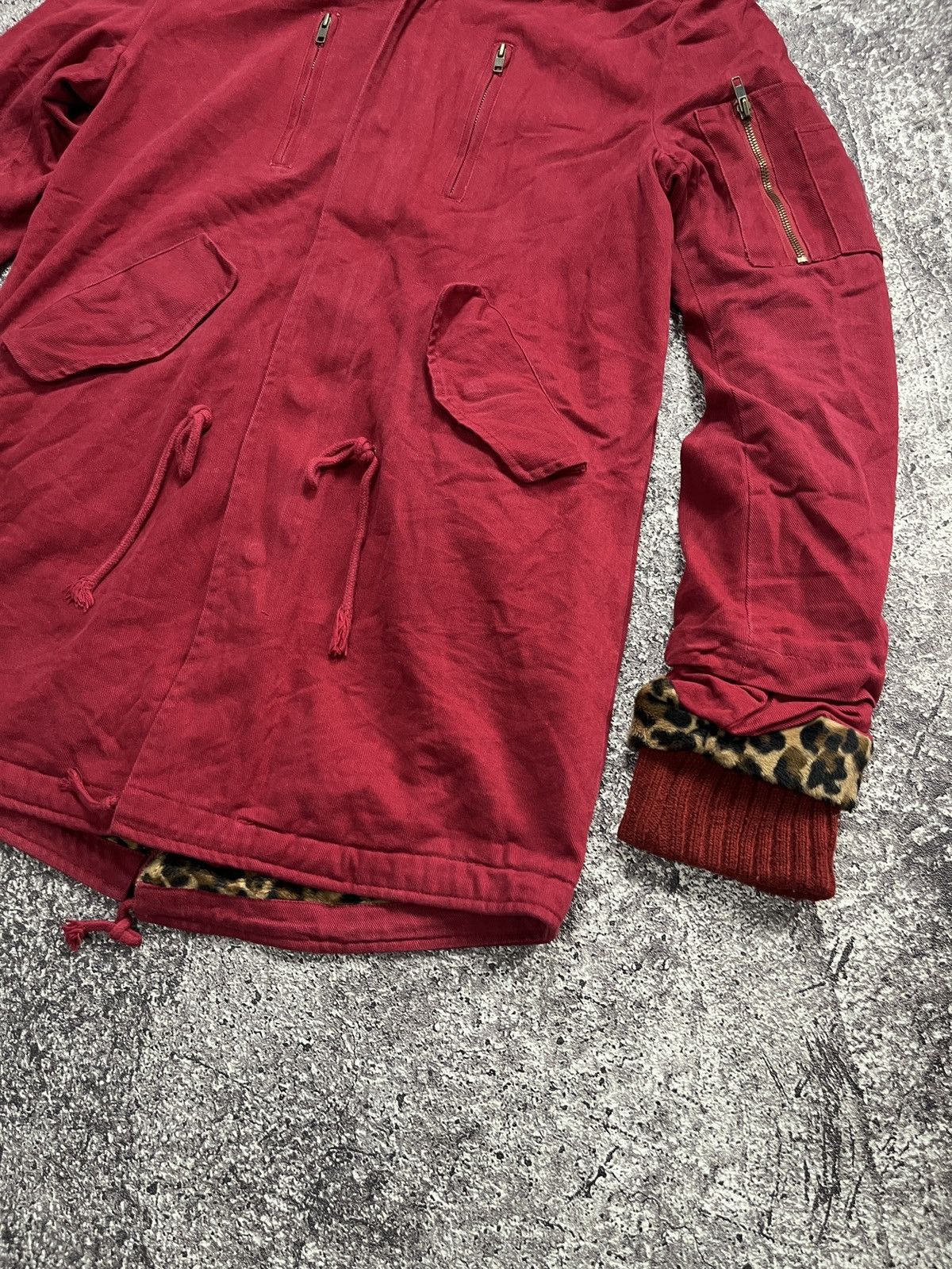 Kazuyuki Kumagai Attachment Attachment leopard parka fur jaket Size US L / EU 52-54 / 3 - 3 Thumbnail