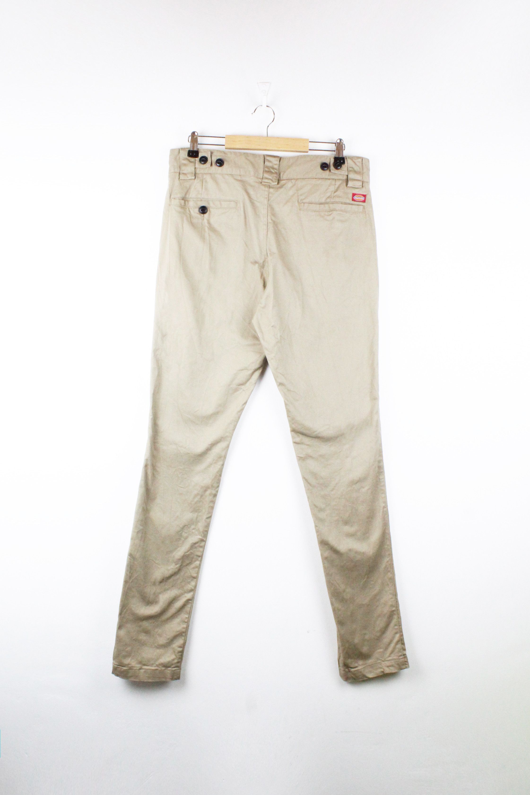 Dickies × Vintage Dickies Beige Slim Fit Work Pants 32 Size US 32 / EU 48 - 3 Thumbnail